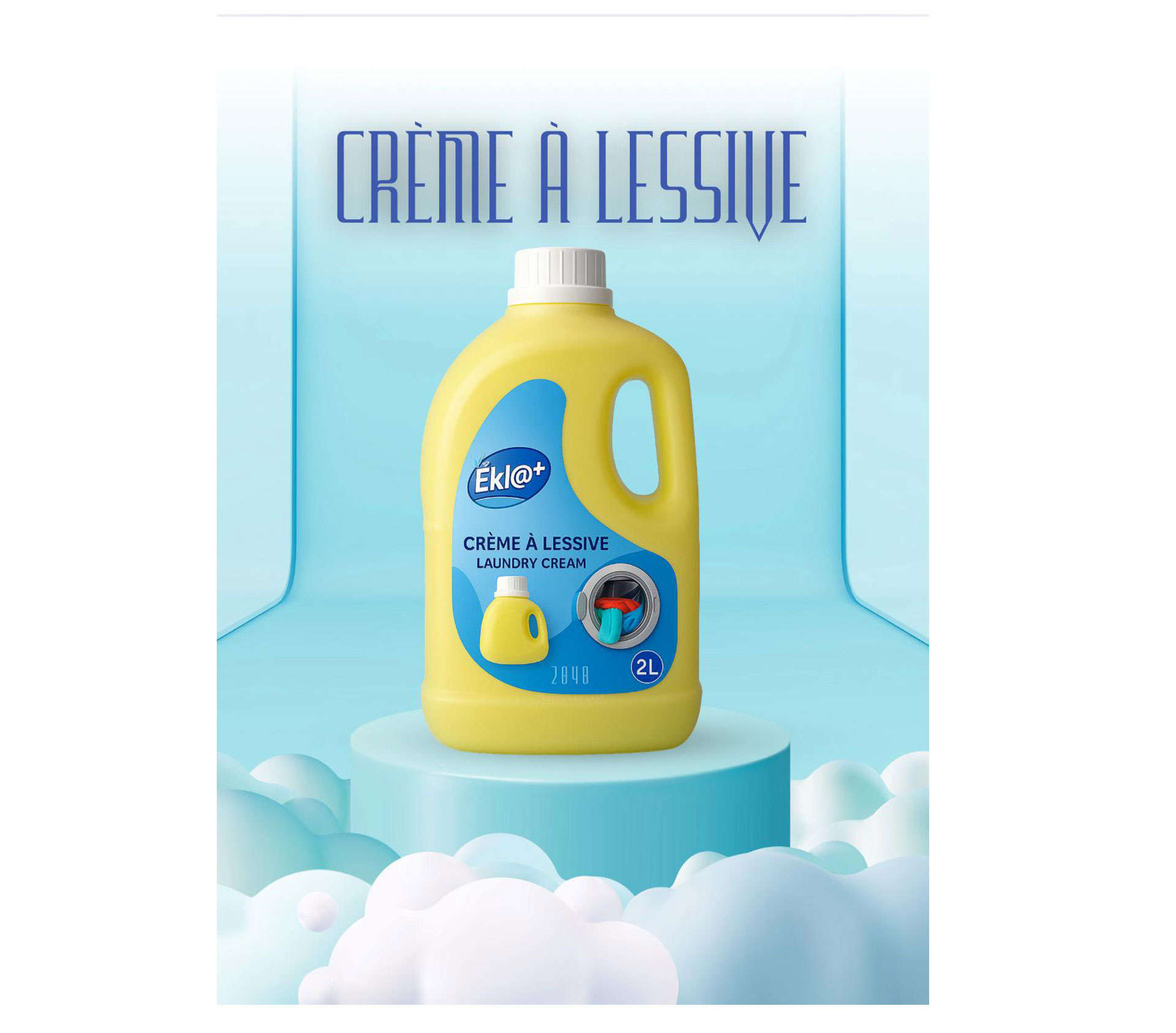 EKL@+ Crème à Lessive 2 litre – GTIN 6174000311160