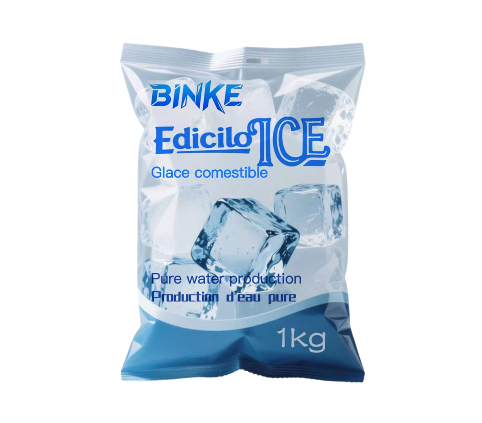BINKE Glaçons Comestibles En Sachet 1 kilogram – GTIN 6176000157625