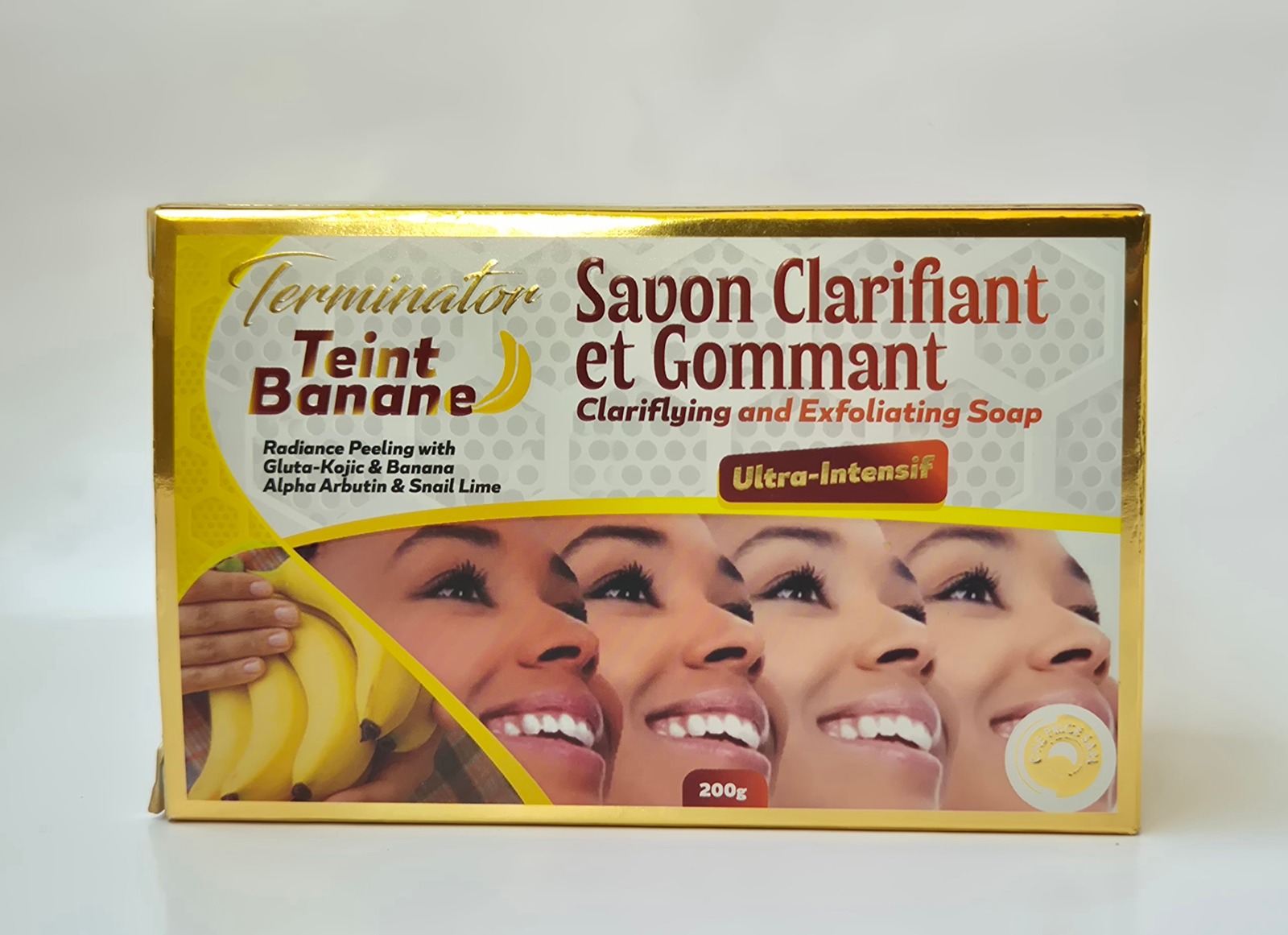 TERMINATOR Savon Teint Banane 200 gram – GTIN 6171100200103