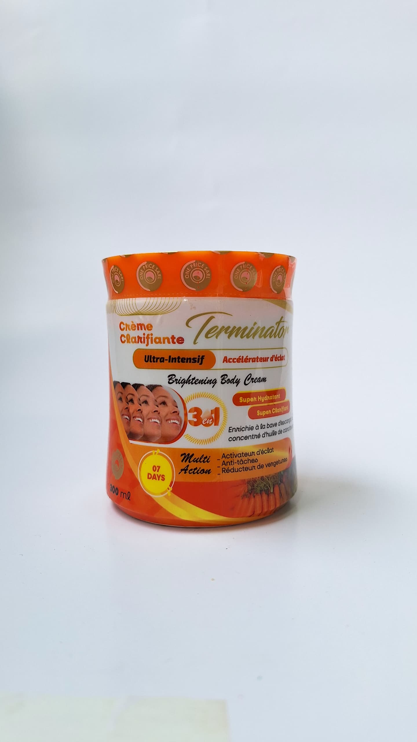 TERMINATOR Crème Clarifiante Intensif Accélérateur d'éclat 3en1 300 millilitre – GTIN 6171100200608