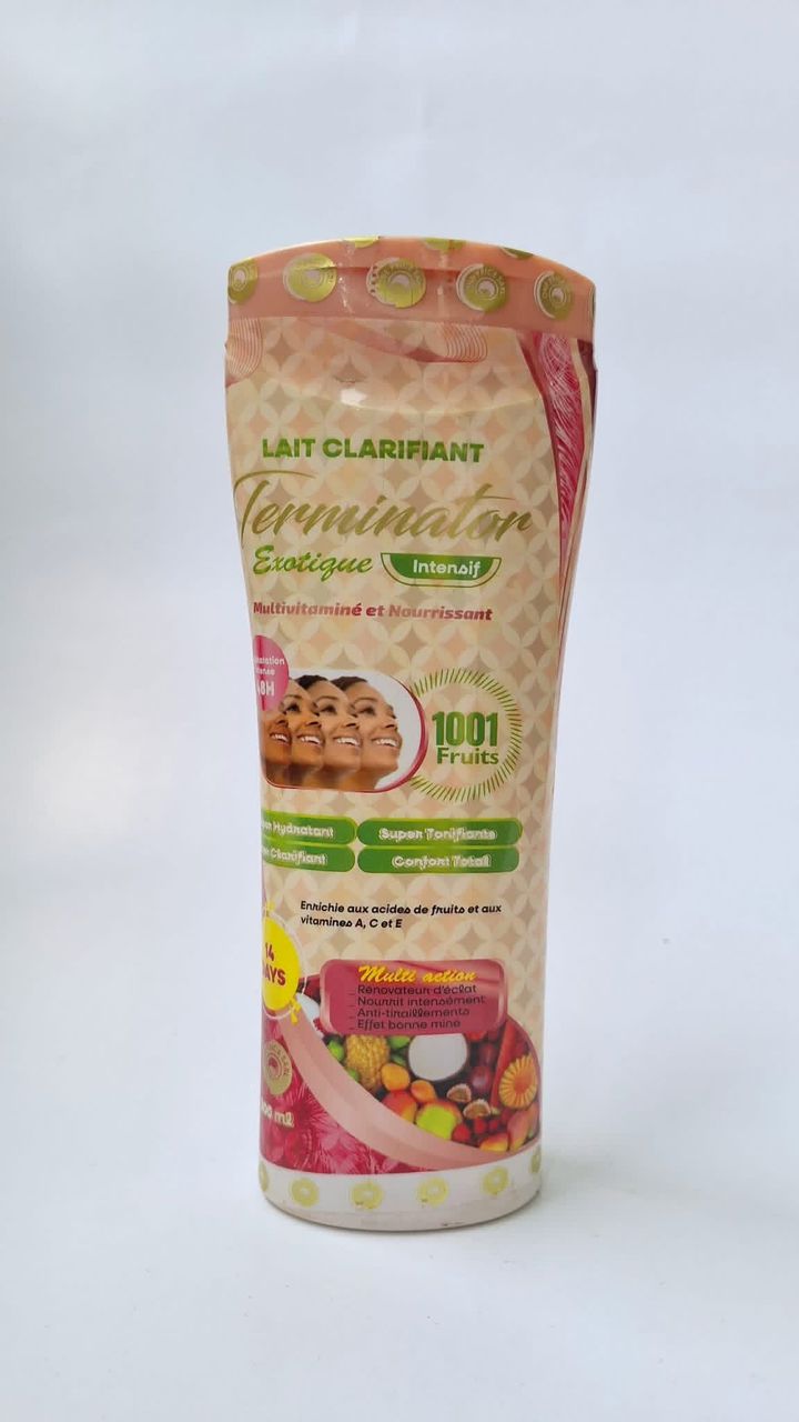 TERMINATOR Lait Clarifiant Exotique Multivitaminé 1001 Fruits 300 millilitre – GTIN 6171100200721