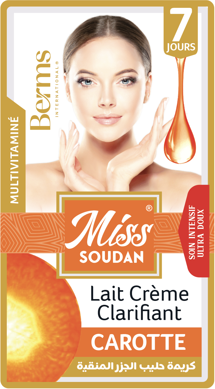 BERMS Miss Soudan Lait crème Clarifiant Carotte 300 millilitre – GTIN 6174000270603