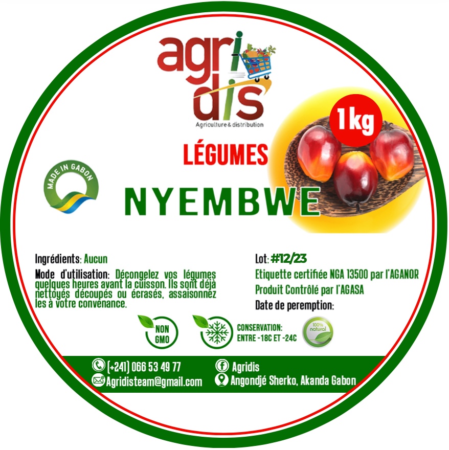 AGRIDIS NYEMBWE 1 Kilogram – GTIN 6176000147459
