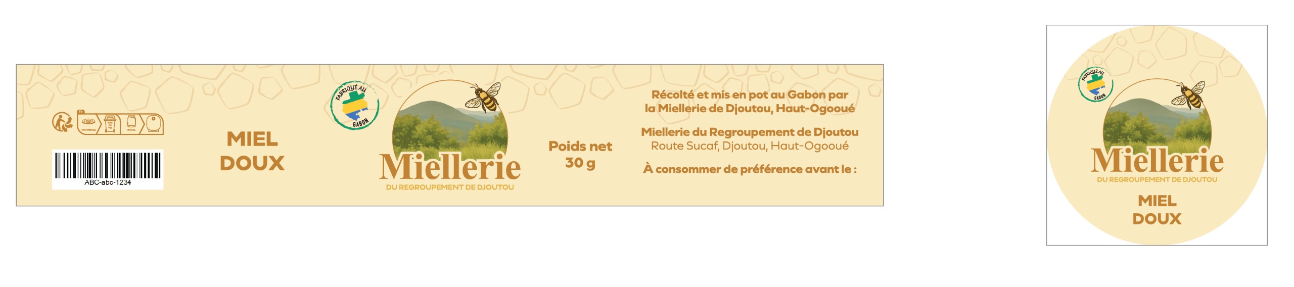 Miellerie du Regroupement Djoutou Miel de Doux 30 Gram – GTIN 6176000147473