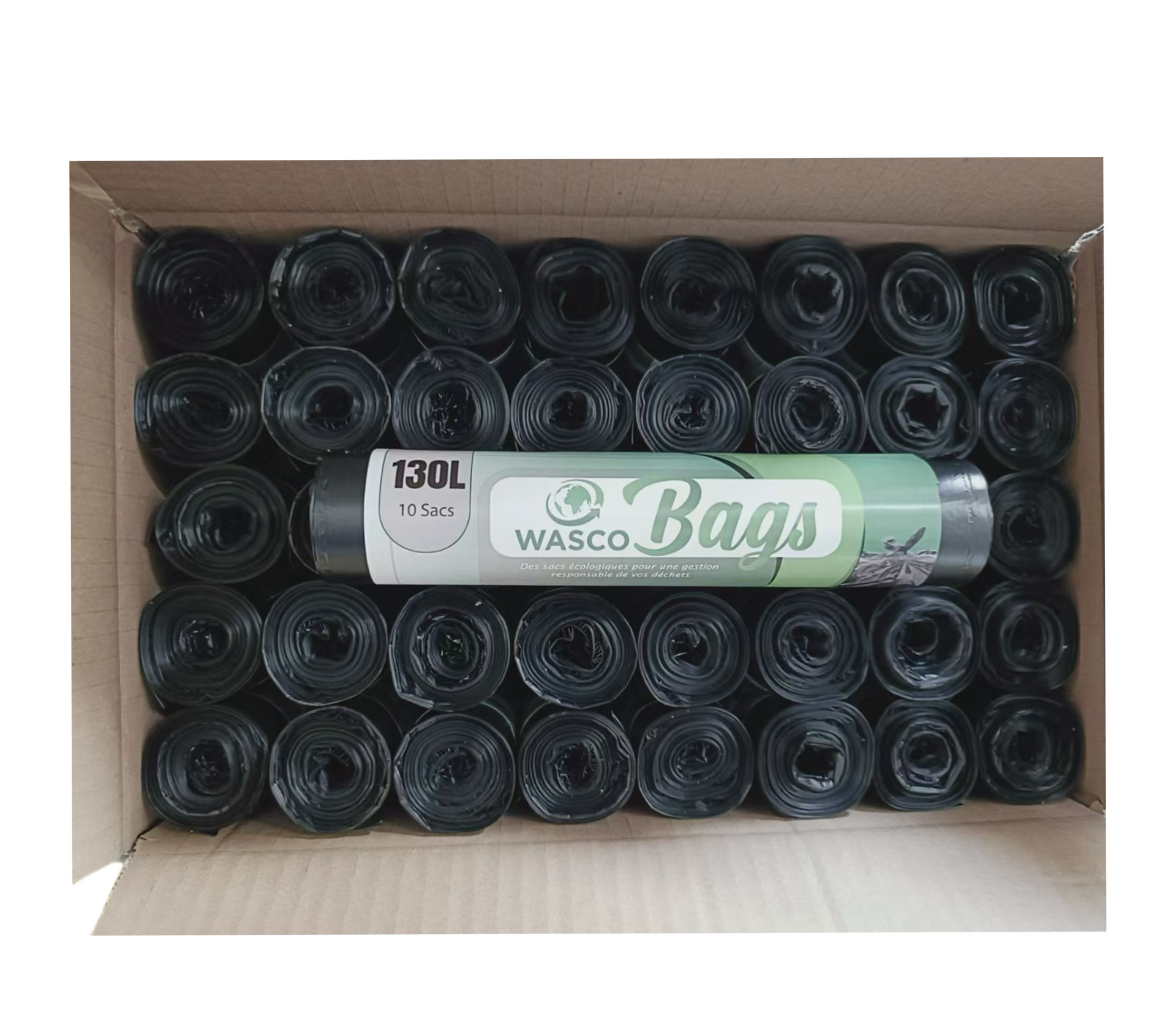 WASCO BAGS Sacs Poubelle Biodégradables 130 Litre – GTIN 6176000123309