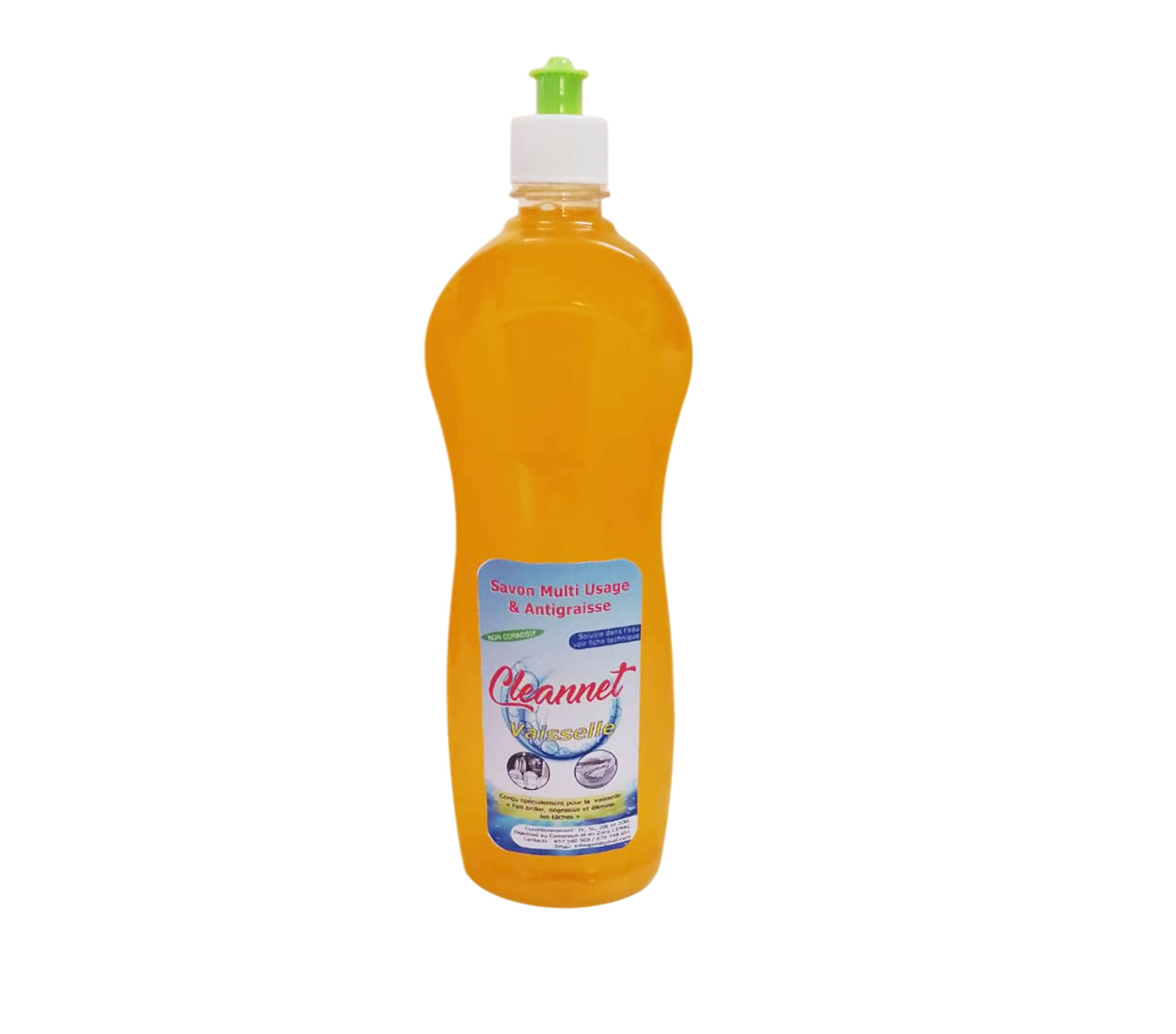 CLEANNET Savon Liquide Multi-Usage Et Dégraissant Vaiselle 1 Litre – GTIN 6176000146179