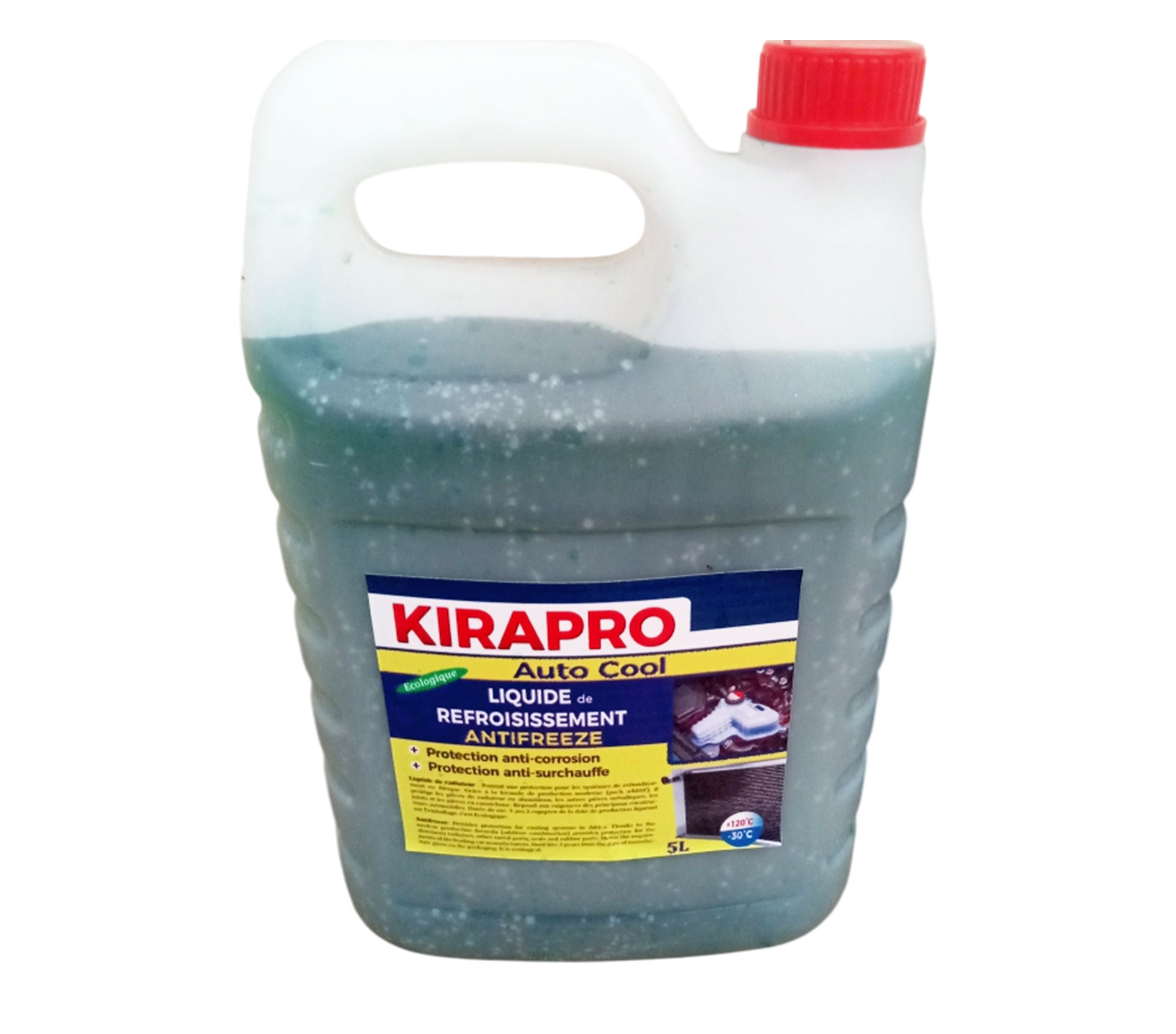 KIRAPRO AUTO COOL Liquide De Refroidissement Vert 5 litre – GTIN 6177000018756