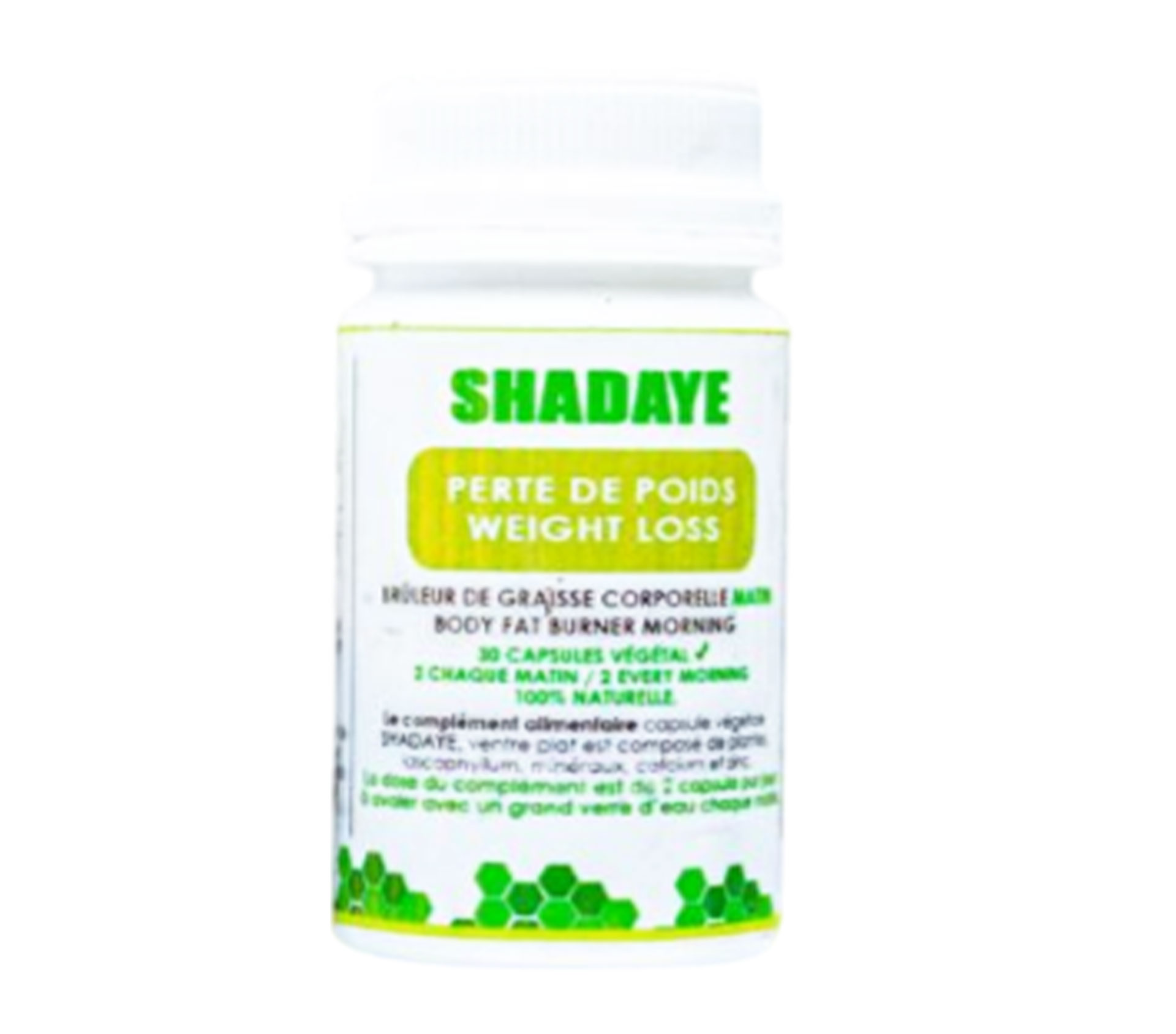 SHADAYE Perte De Poids Bruleur De Graisse Corporelle - Matin 180 millilitre – GTIN 6174000305015
