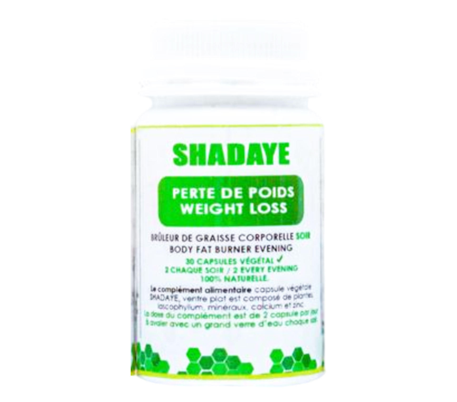 SHADAYE Perte De Poids Bruleur De Graisse Corporelle - Soir 180 millilitre – GTIN 6174000305022