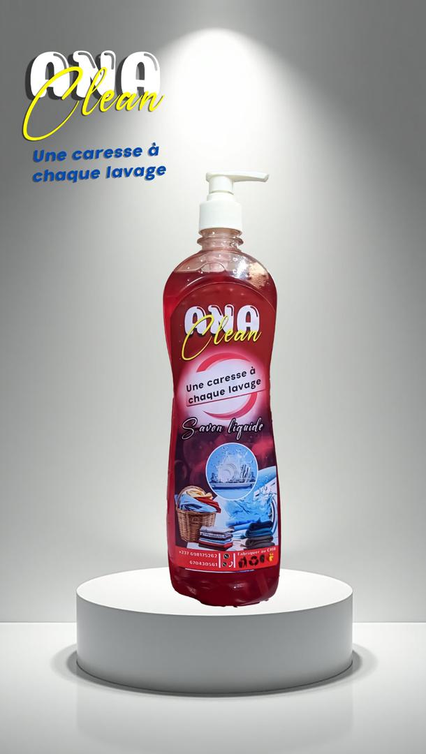 ANA CLEAN Savon Liquide parfum lavante couleur rouge 1 litre – GTIN 6177000025891