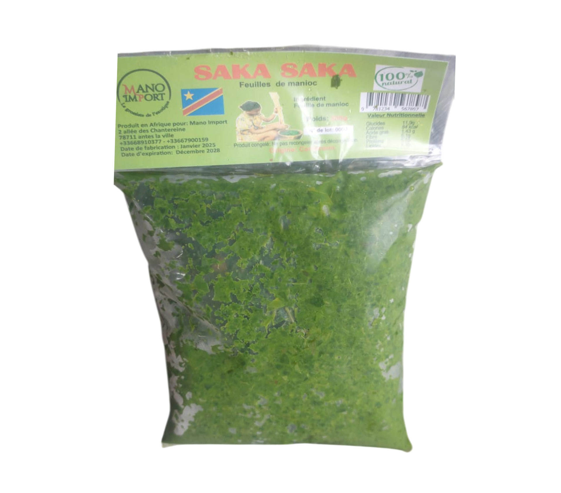 MANO IMPORT Saka Saka 500 gram – GTIN 6176000151456