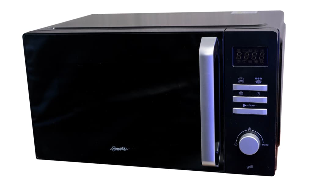 SIGNATURE MICROWAVE OVEN BLACK GRILL FUNCTION 1000W 30 Litre – GTIN 6174000322036