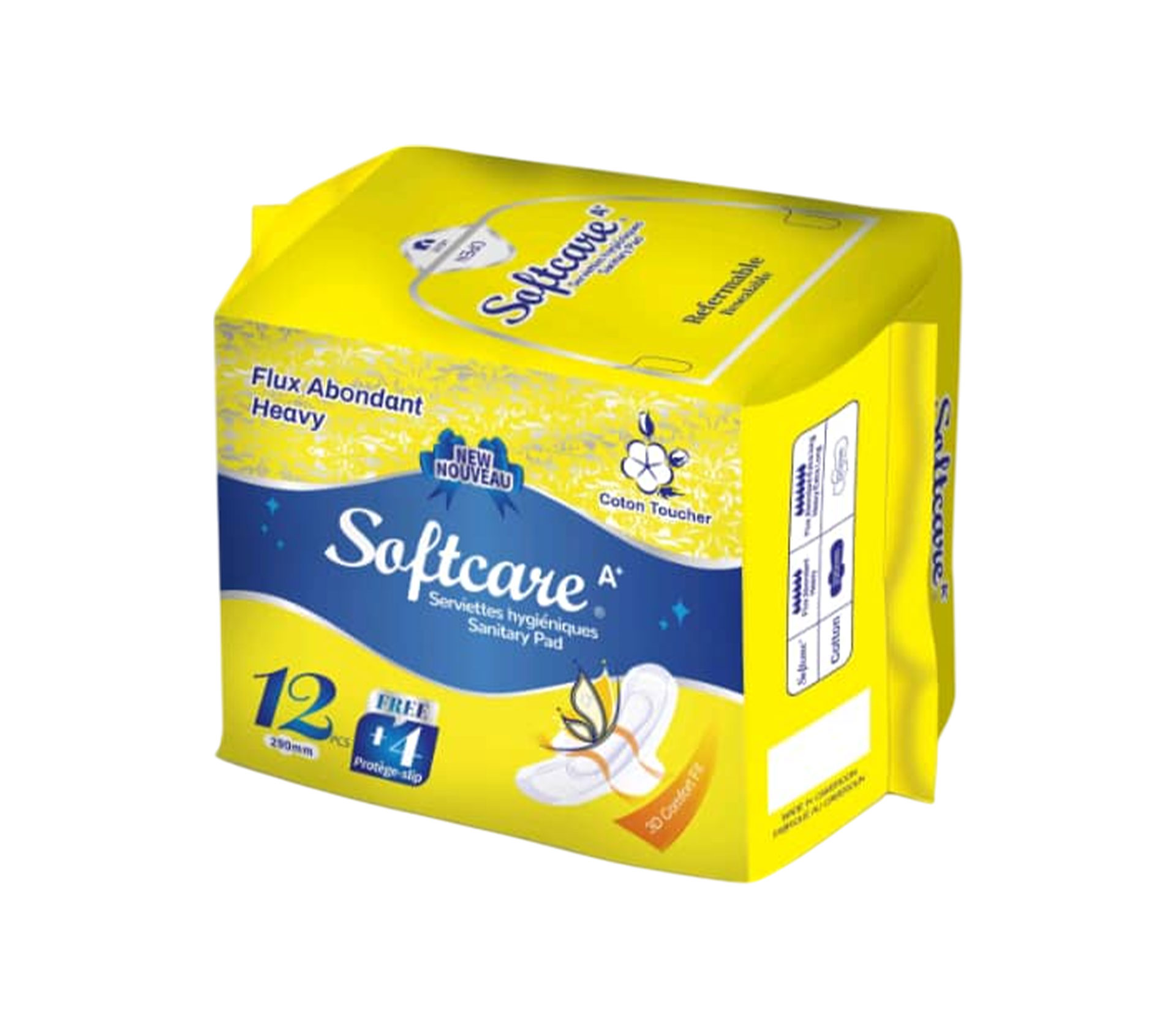 SOFTCARE Serviette Hygiéniques 12 Pièces +4 Protège-Slip 290 millimètre – GTIN 6176000138747