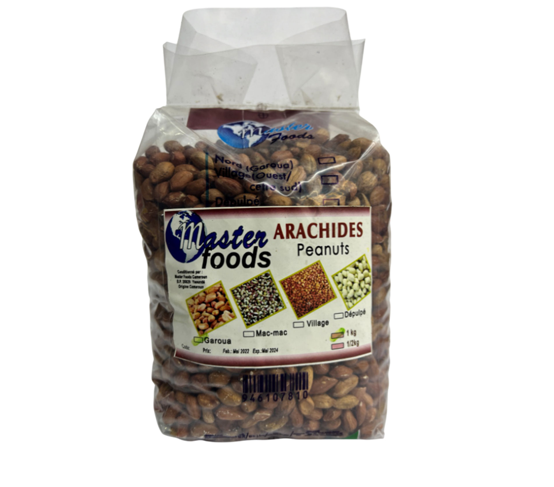 MASTER FOODS ARACHIDE DE L'OUEST 1 kilogram – GTIN 6171100142496