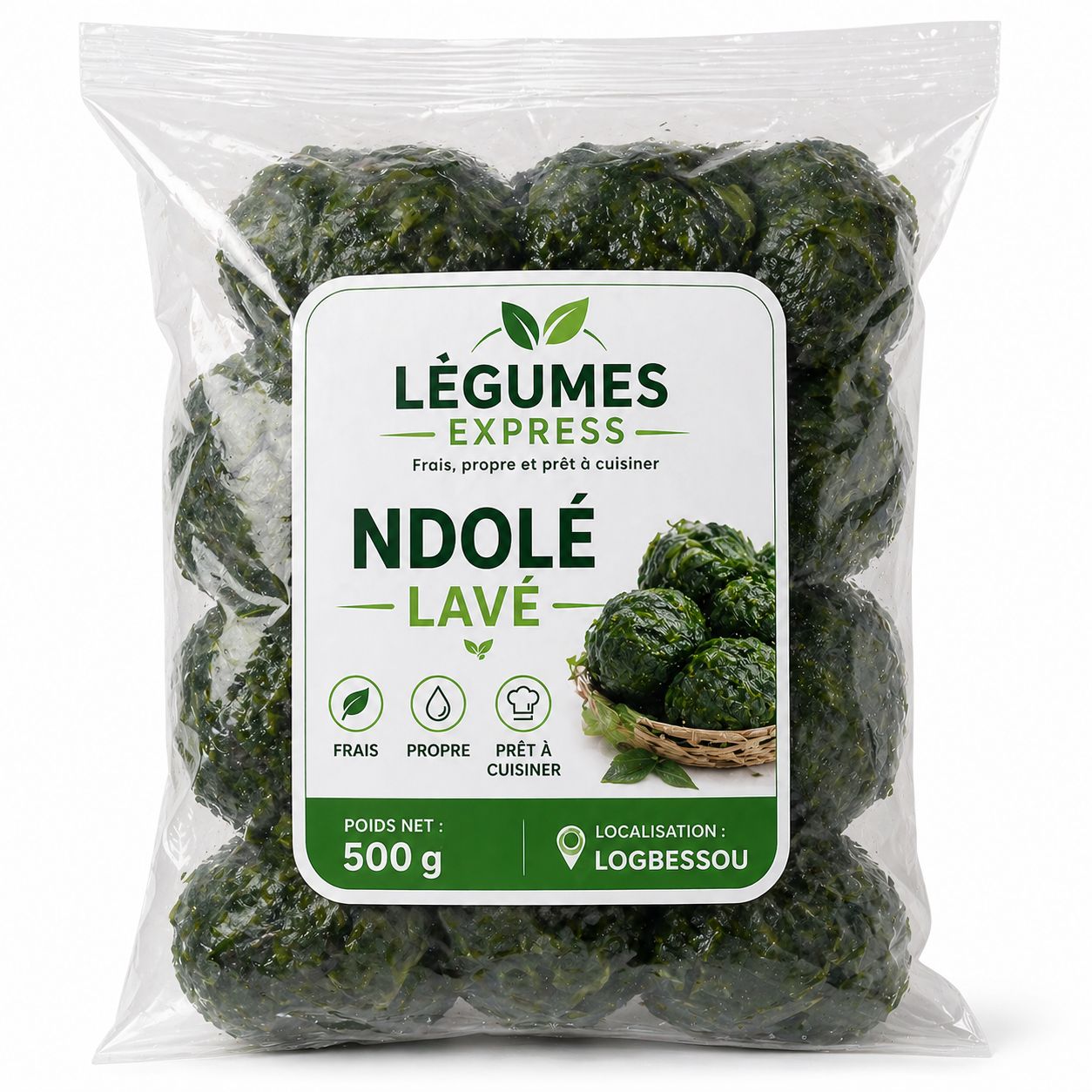 LEGUMES EXPRESS Ndolé Lavé 500 gram – GTIN 6174000353016