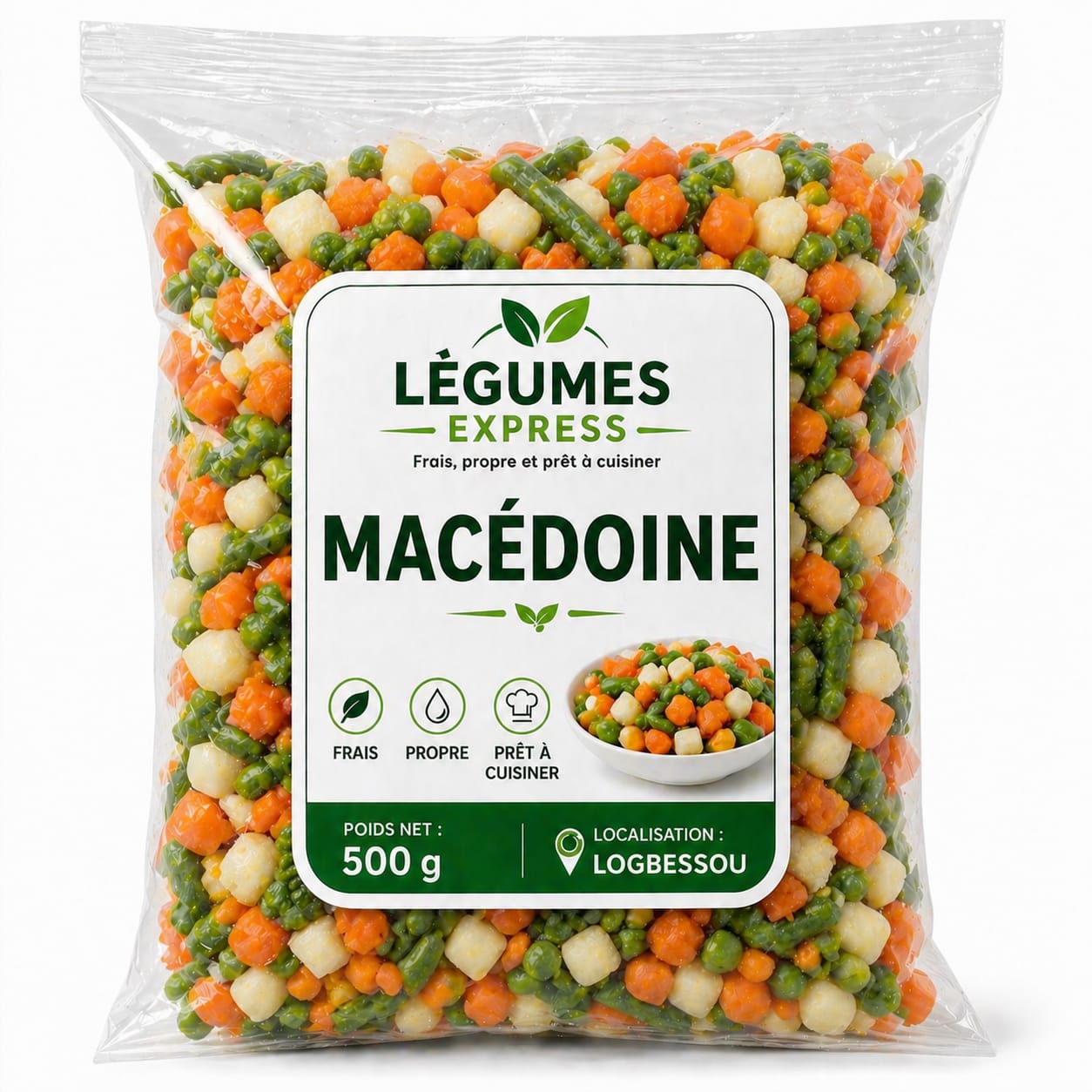 LEGUMES EXPRESS Macédoine 500 gram – GTIN 6174000353054