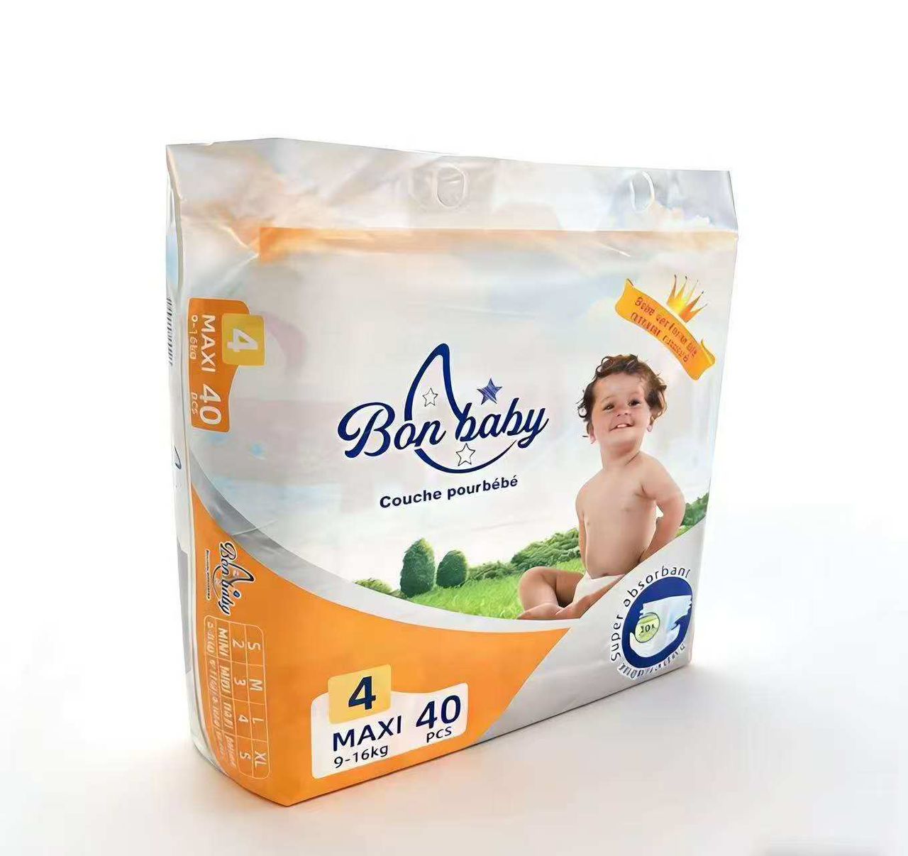 BONJOURS Couche Pour Bébé 40 piece – GTIN 6174000291103