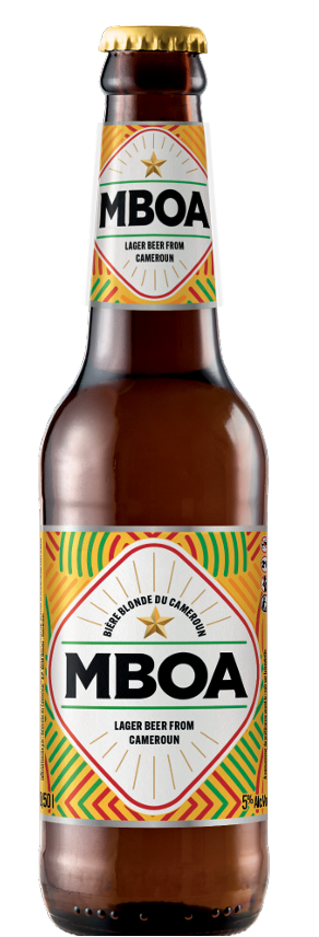 MBOA Mboa- Lager Beer From Cameroon- Biere Blonde Du Cameroun 5% taux d’alcool 50 centilitre – GTIN 6174000003034