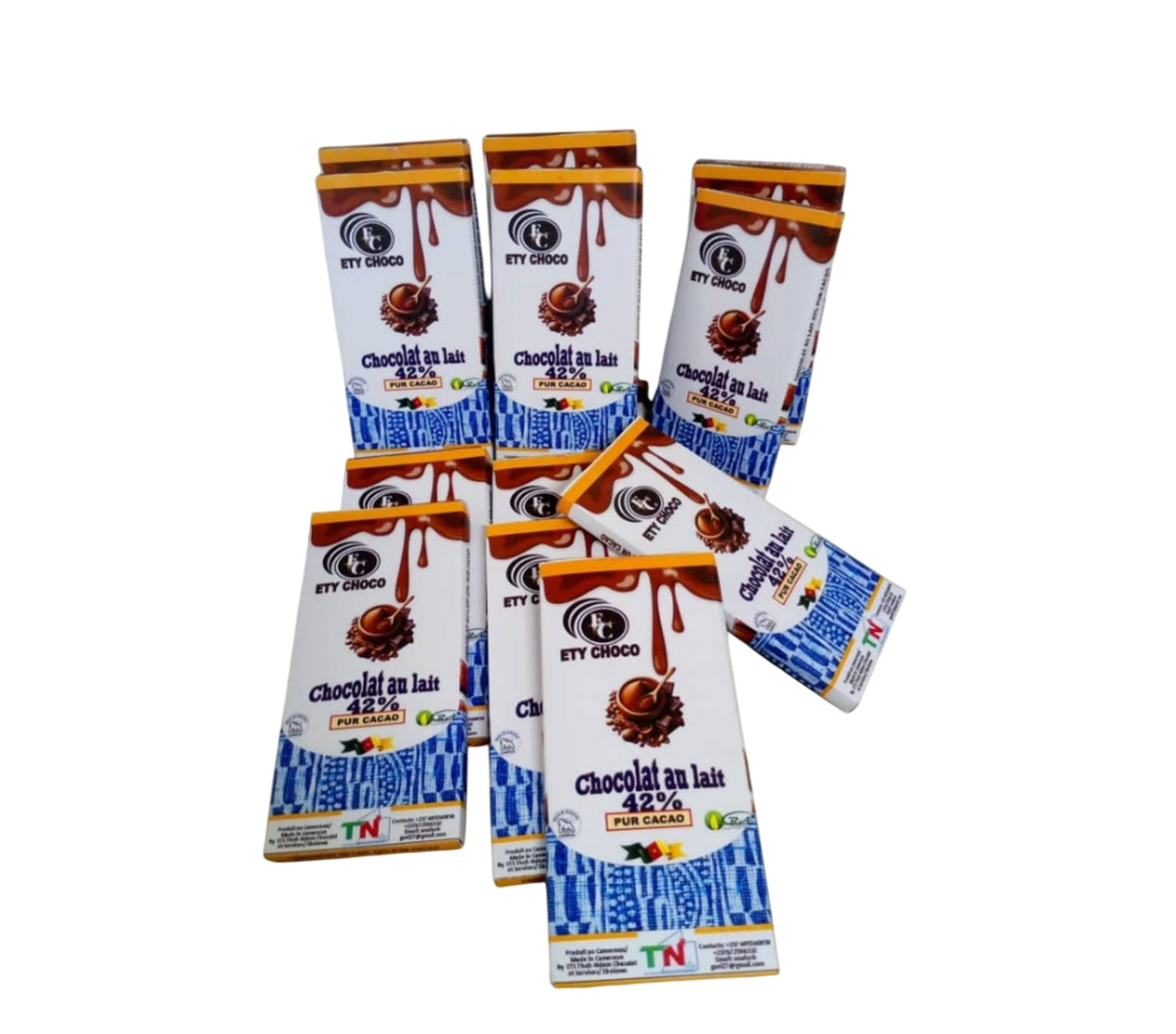 ETY CHOCO Tablette De Chocolat Noir 42% Au Lait 115 gram – GTIN 6177000023149