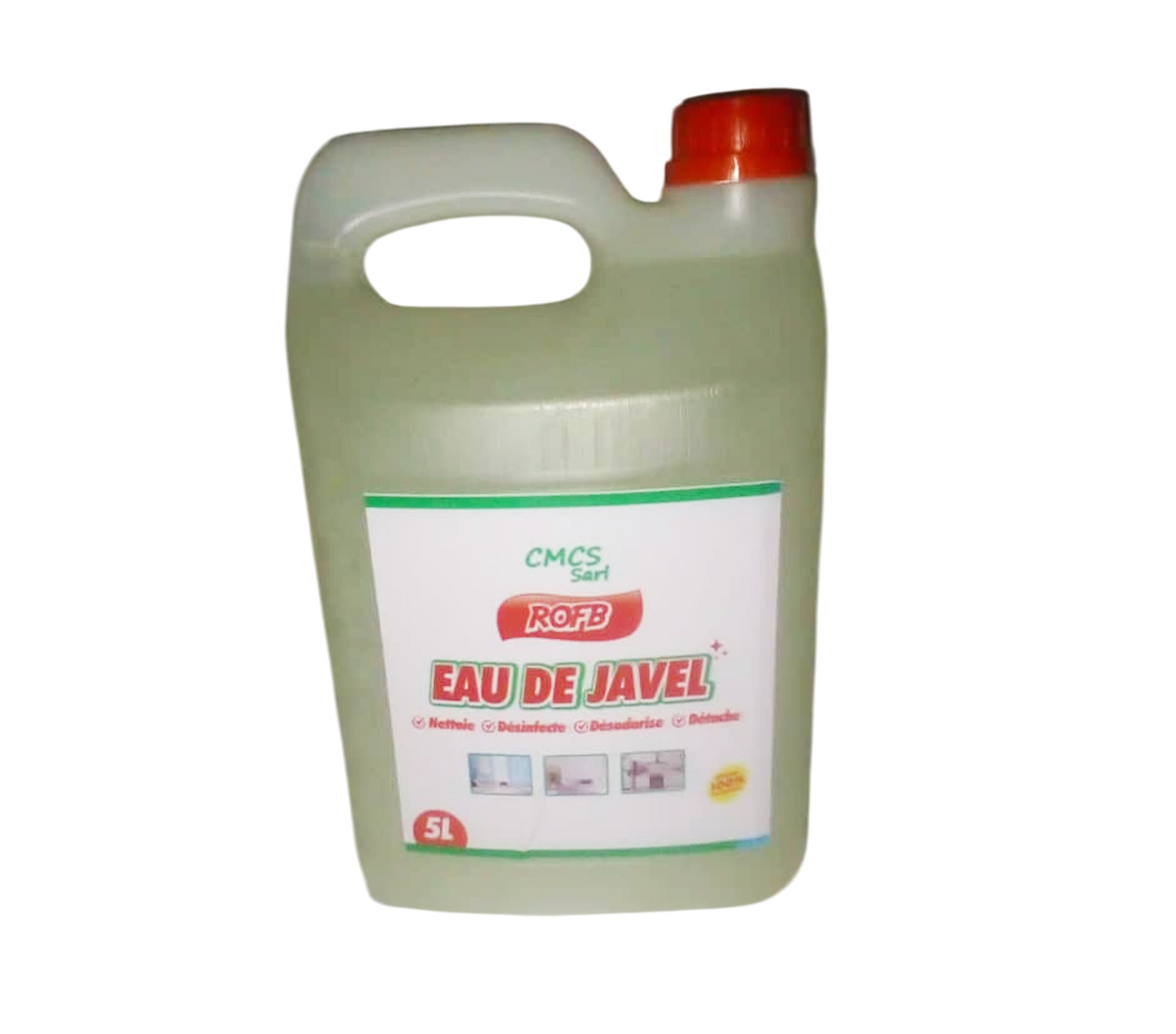 ROFB Eau De Javel 5 litre – GTIN 6176000150213