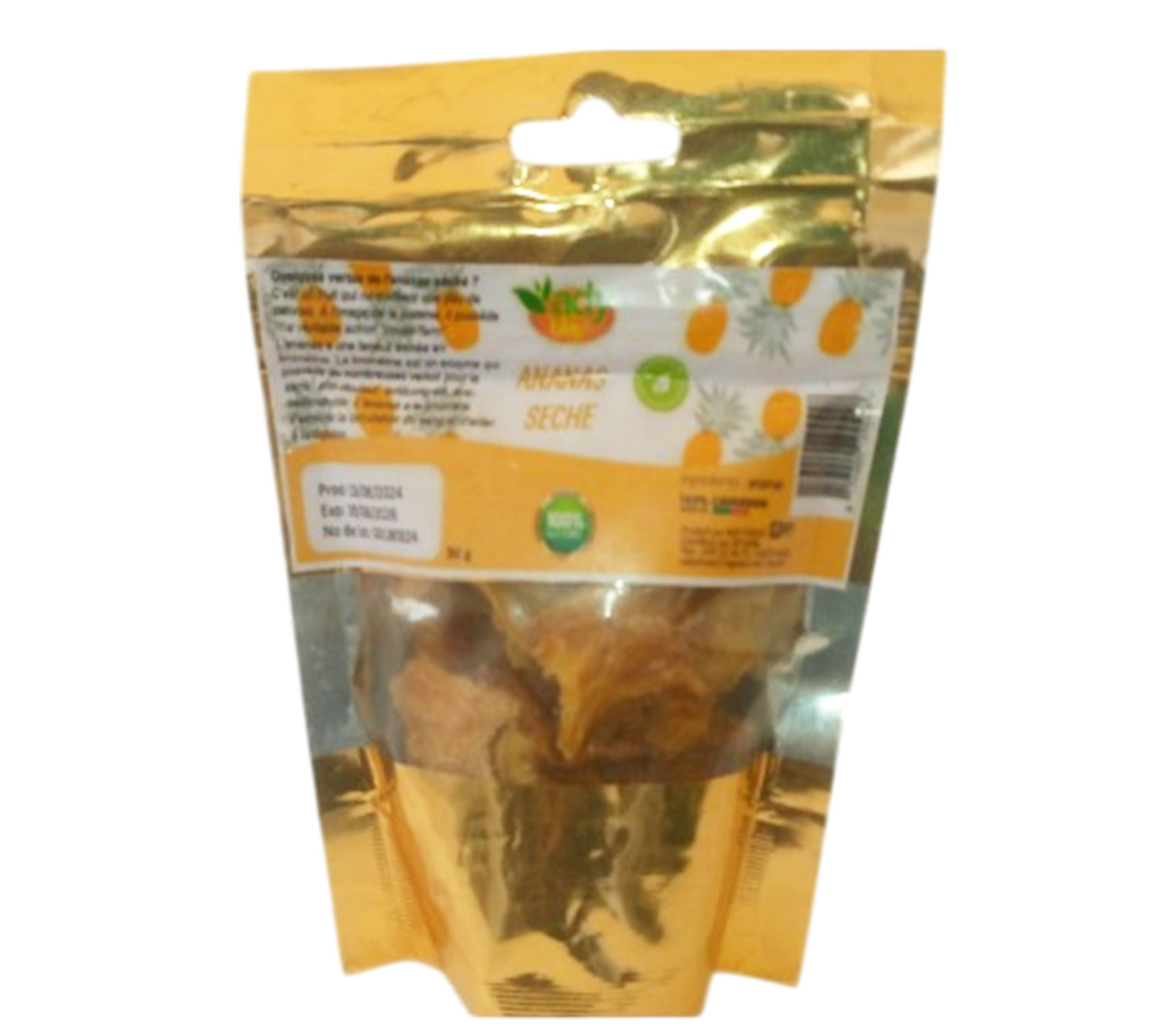 ADY FOOD ADY DRY Fruits séchés Ananas 50 gram – GTIN 6174000109248