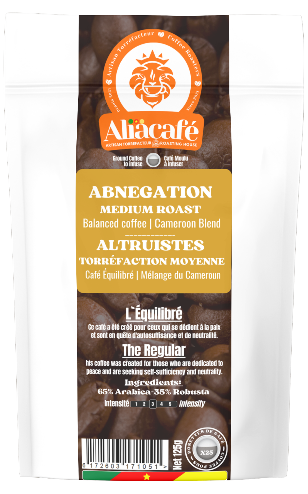 Aliacafé café - Moulu/Infusé Altruiste Altruiste 125 gram – GTIN 6176000151920