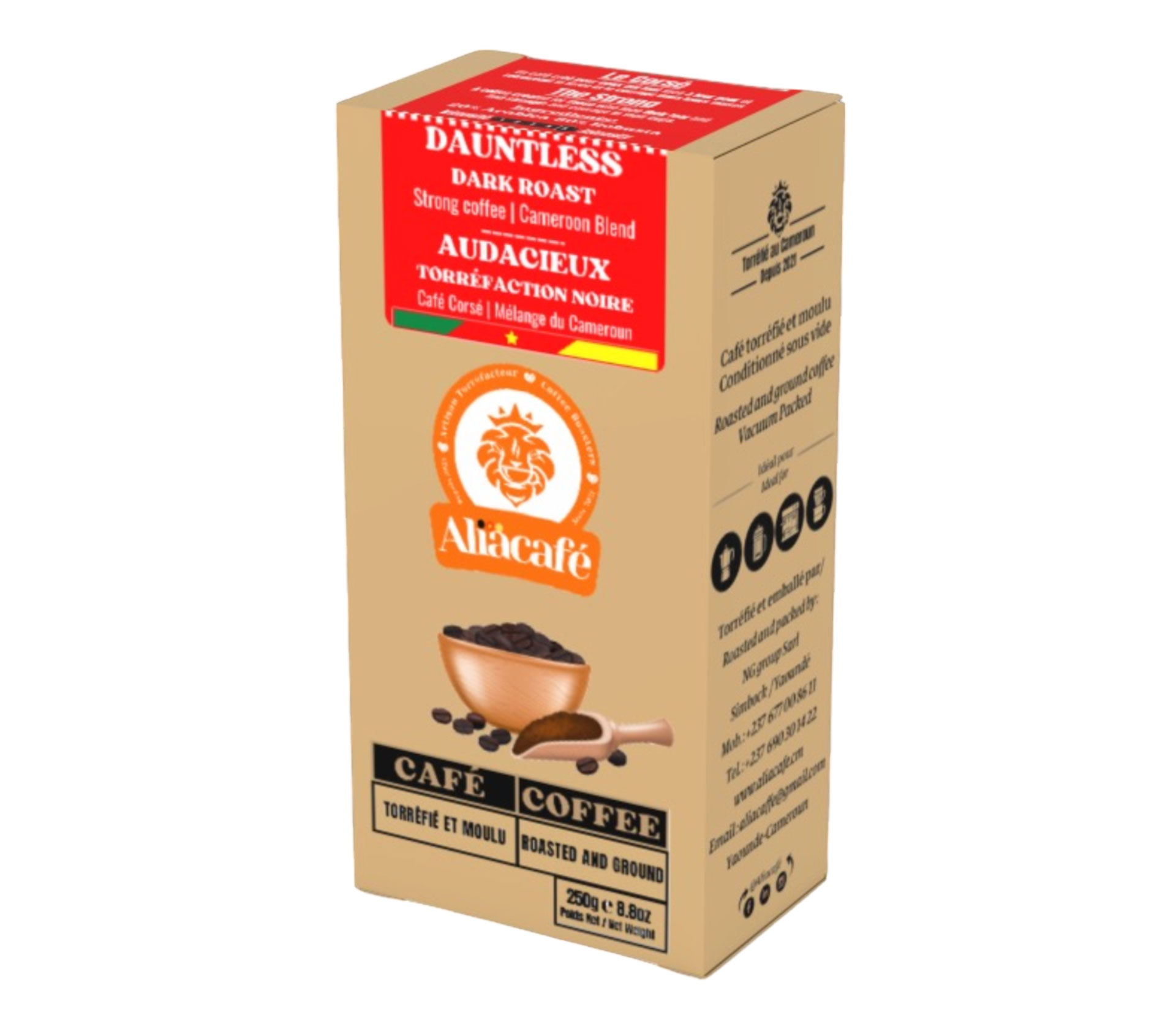 Aliacafé Café - Grains/Moulus Audacieux Café Corsé 250 Gram – GTIN 6176000151968