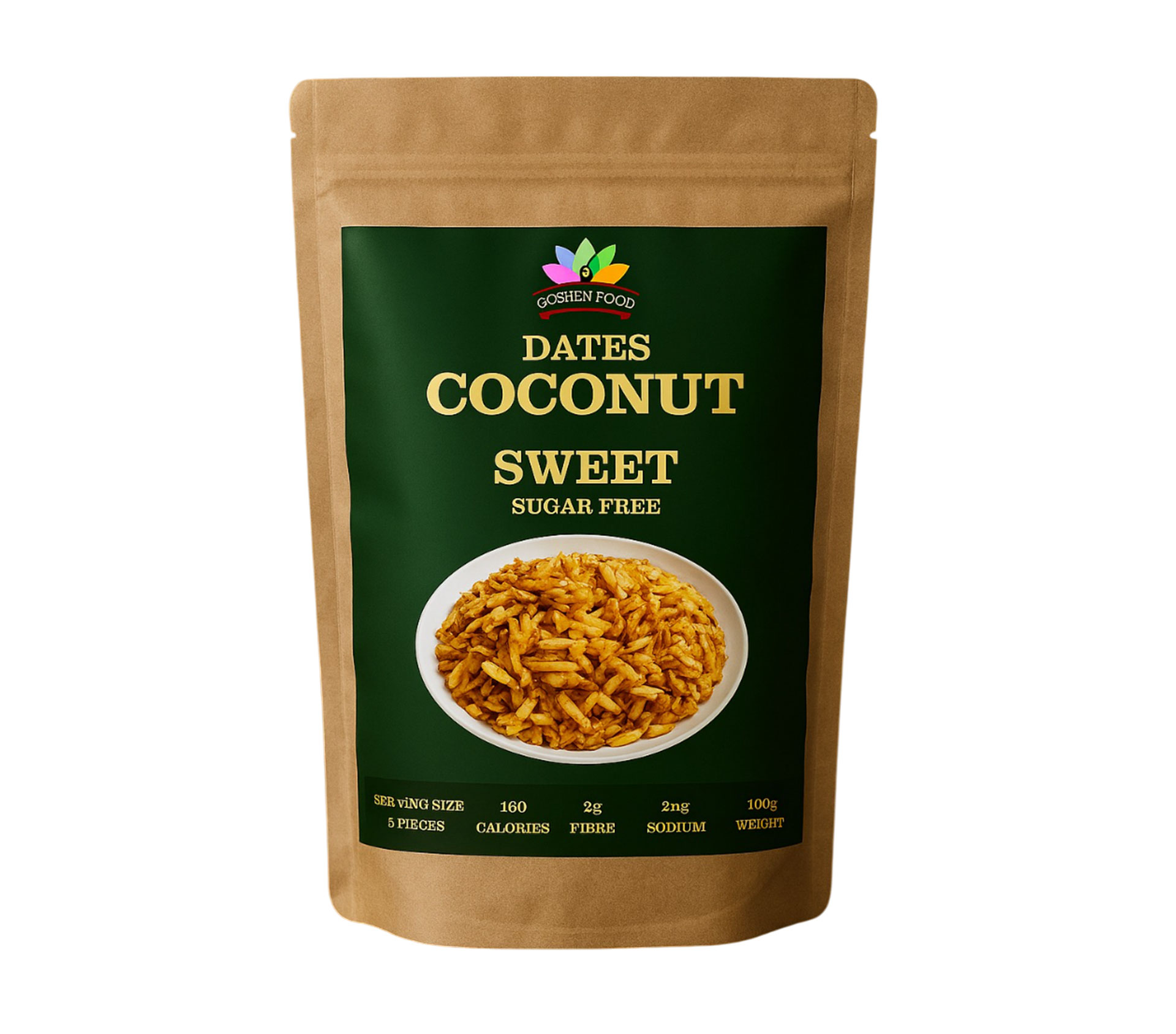 GOSHEN FOODS Dates Coconut Sweet 100 gram – GTIN 6177000020759