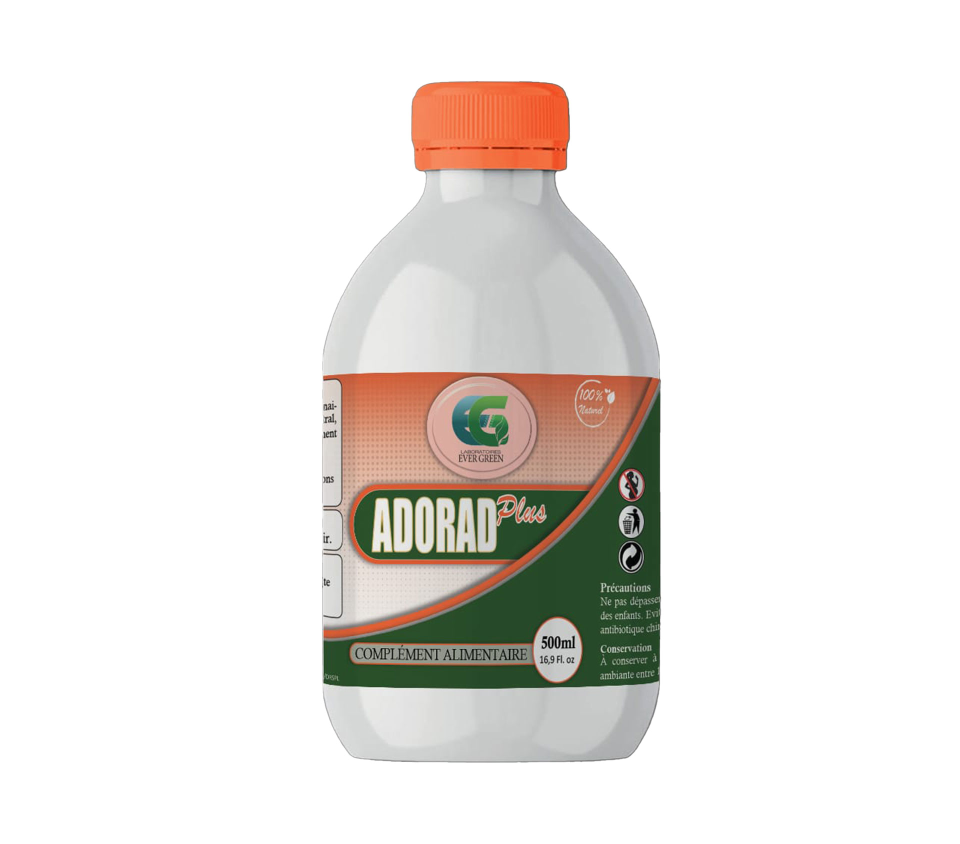 EVER GREEN ADORAD PLUS Décoction 500 millilitre – GTIN 6174000283436