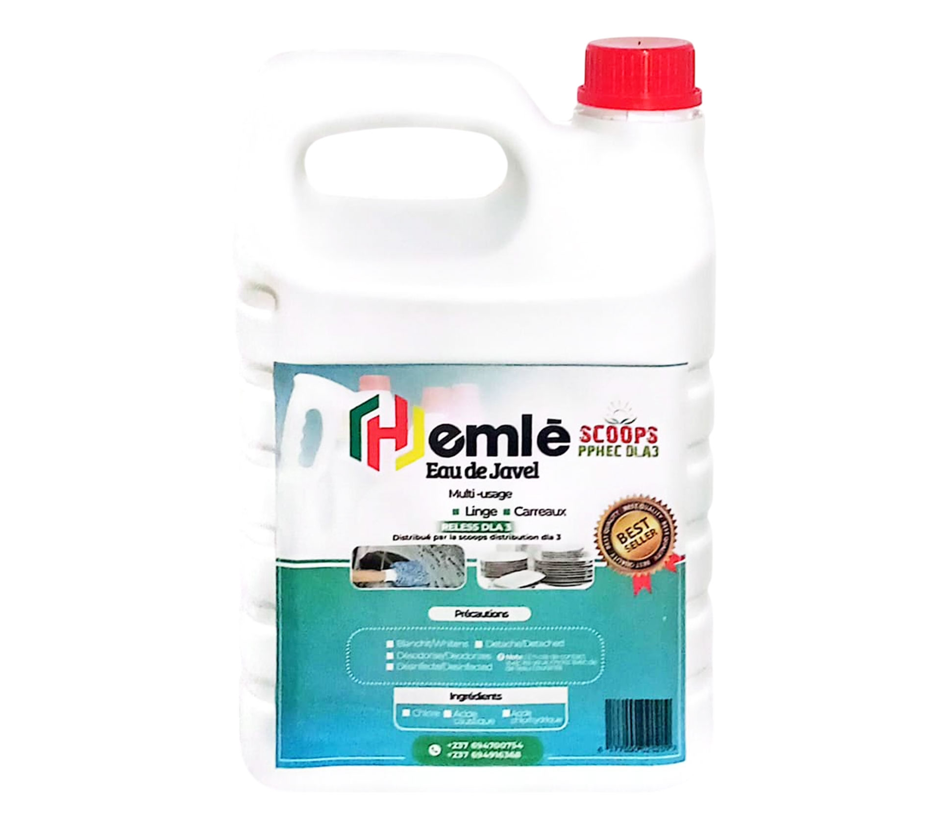 HEMLE Eau De Javel Multi-Usage 5 litre – GTIN 6177000020209