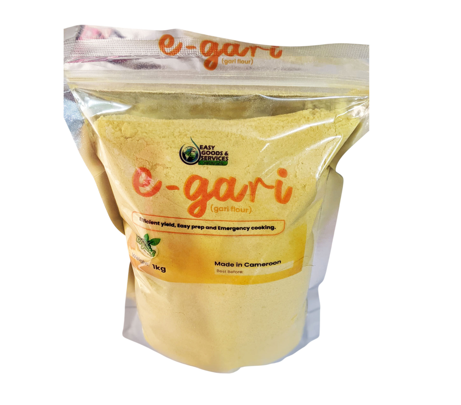 EASY FOODS AND SERVICES E-Gari Yellow 1 kilogram – GTIN 6177000019968