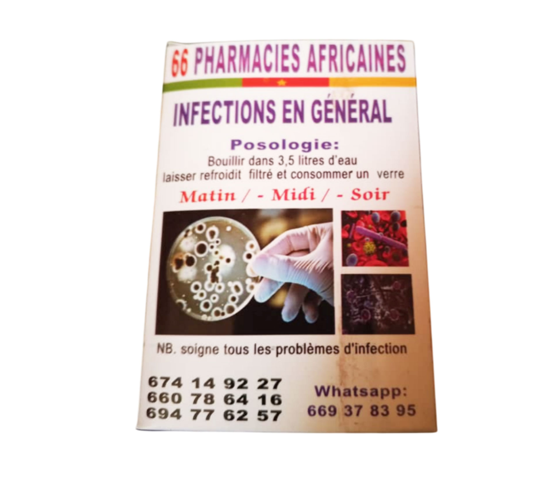 66 PHARMACIES AFRICAINES Infections Générales 30 gram – GTIN 6177000020032