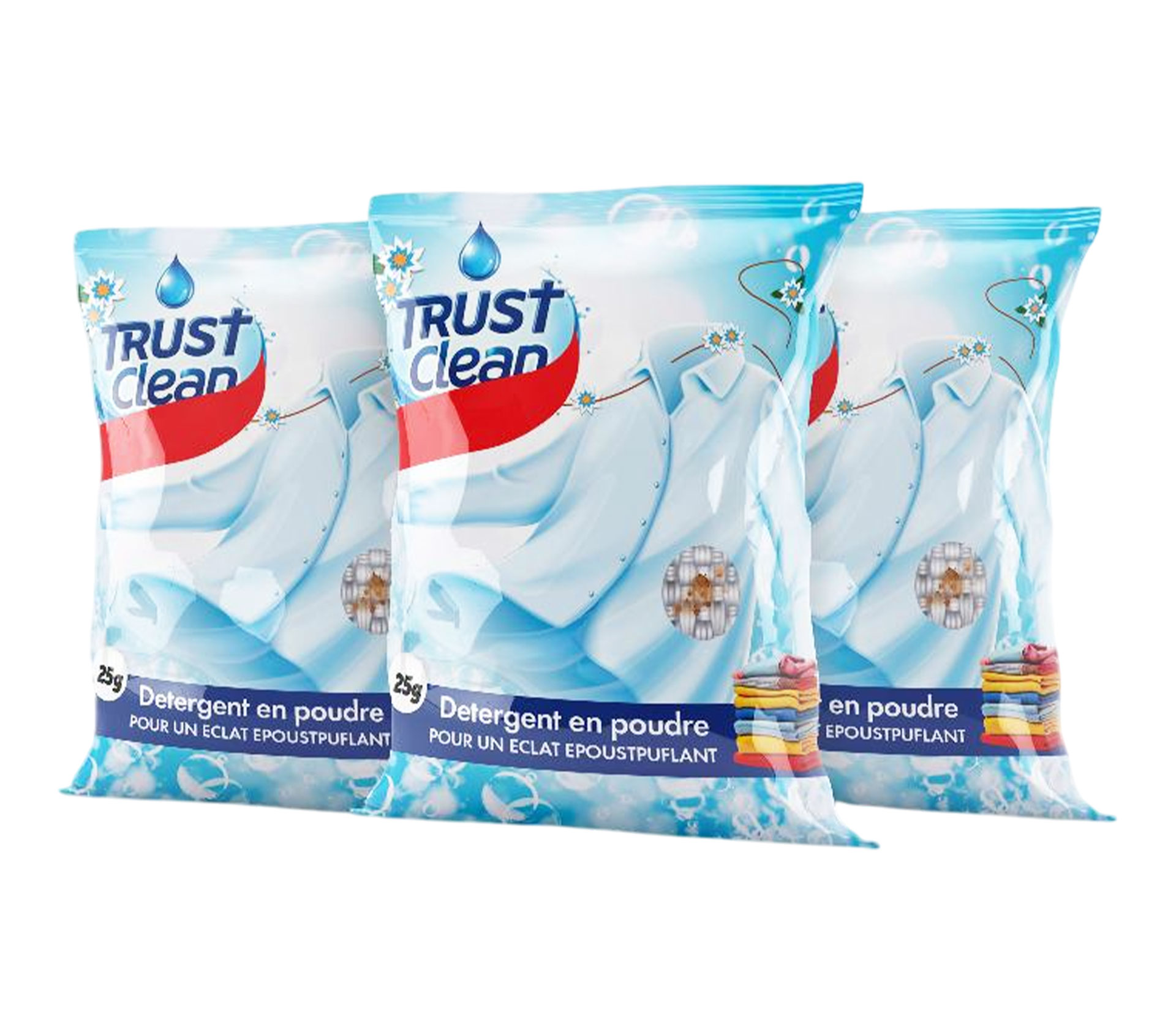 TRUST CLEAN Détergent En Poudre 25 Gram – GTIN 6176000153900
