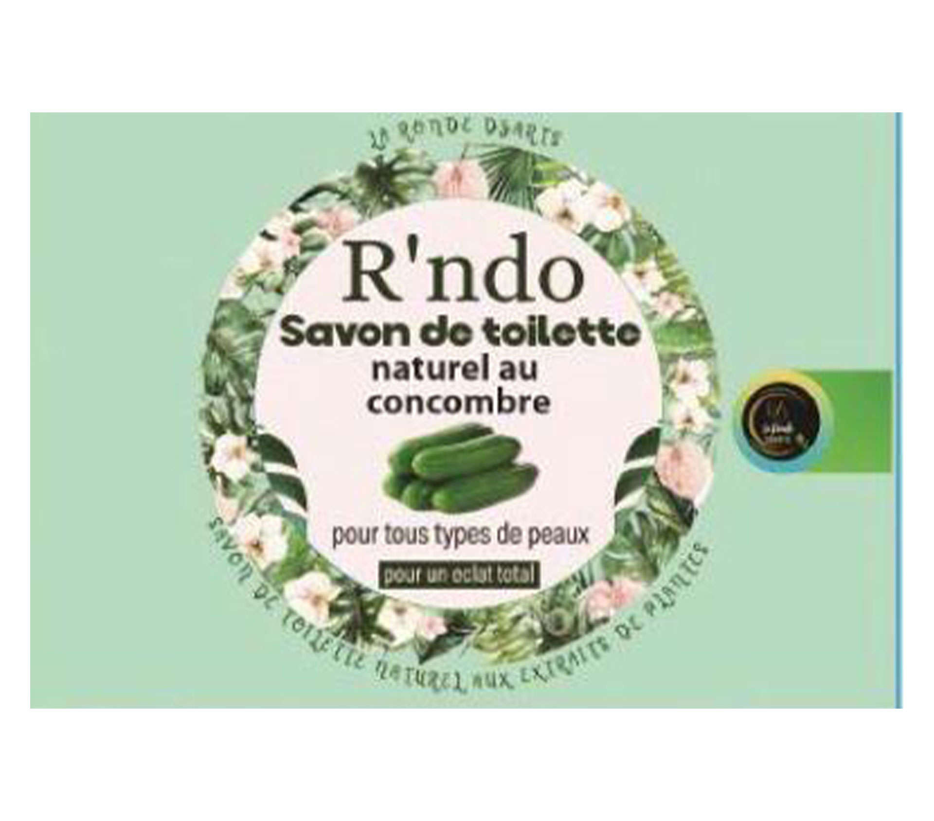 R'NDO Savon De Toilette Naturel Au Concombre 150 gram – GTIN 6176000153412