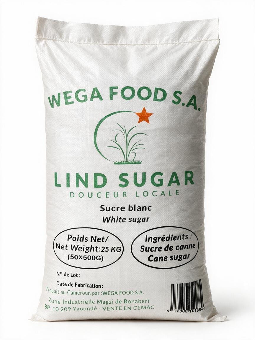 LINDA SUGAR Ballot de sucre blanc 50x500g 25 Kilogram