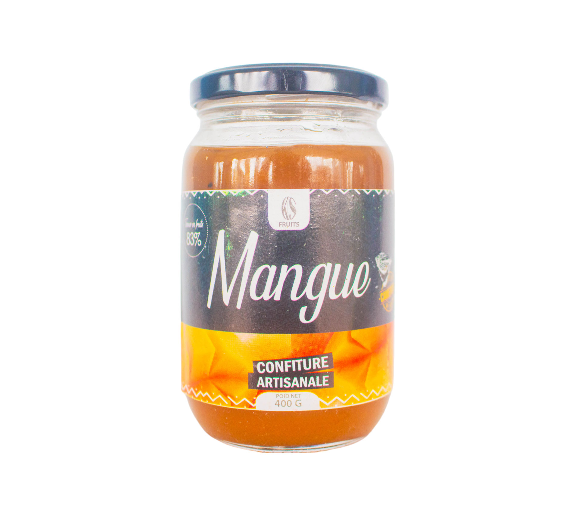 KS FRUITS Confiture Mangue Pot Cylindrique 400 Gram – GTIN 6176000099383