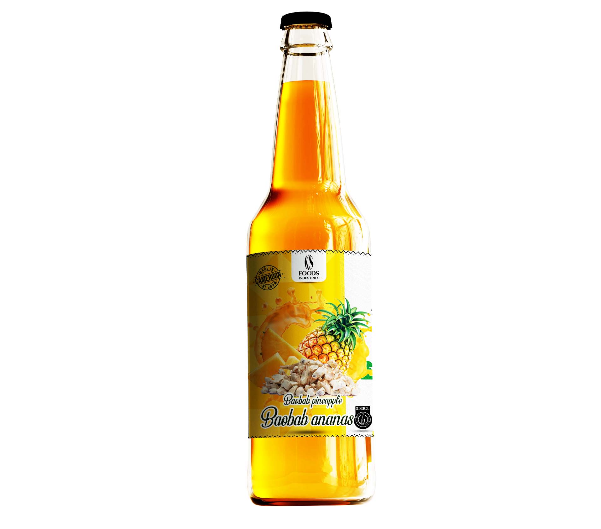 KS FRUITS Jus De Fruits Ananas, Baobab 33 Centilitre – GTIN 6177000005152