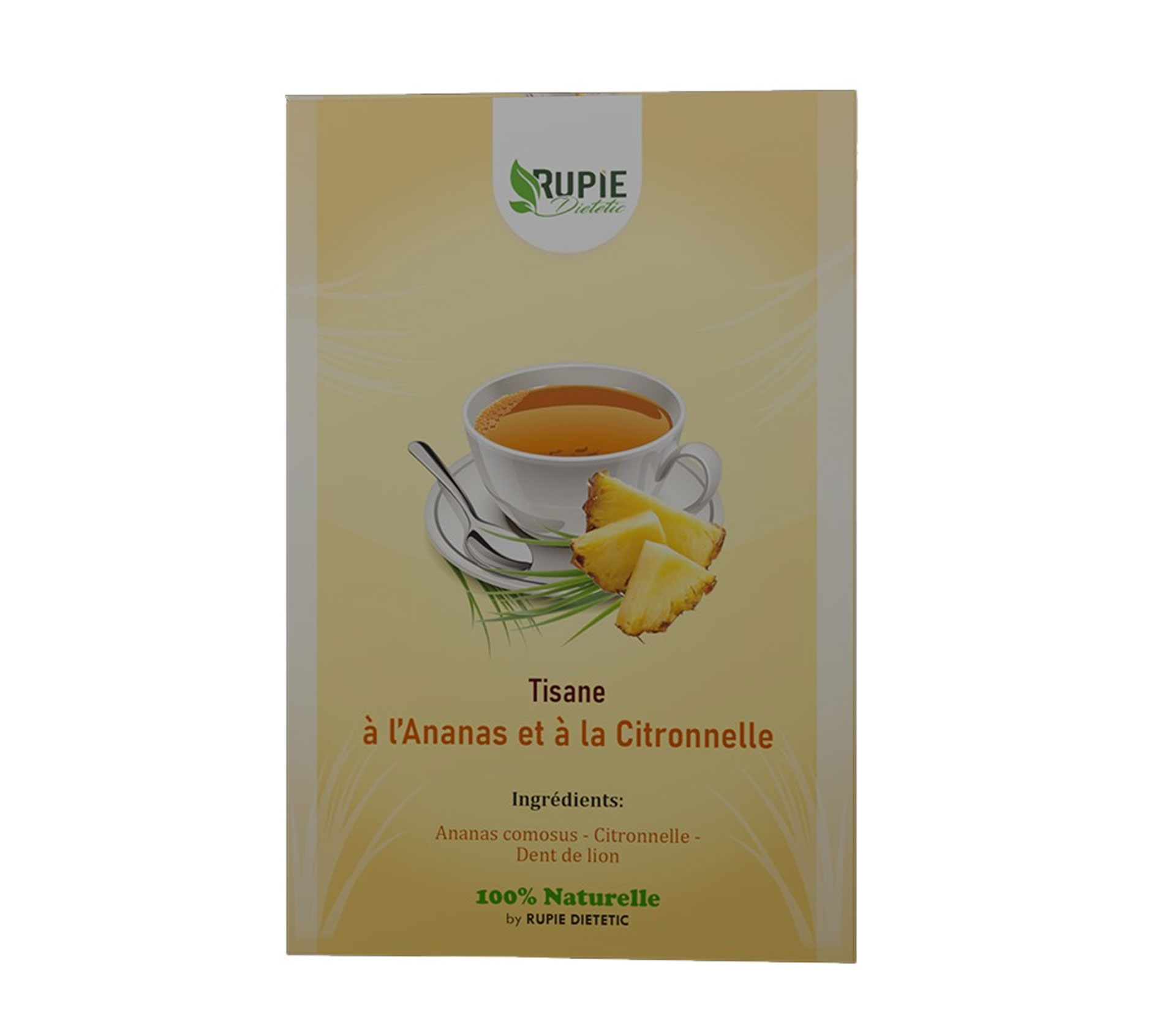 RUPIE DIETETIC Tisane A L'ananas Et à La Citronnelle 115 Gram – GTIN 6177000013065