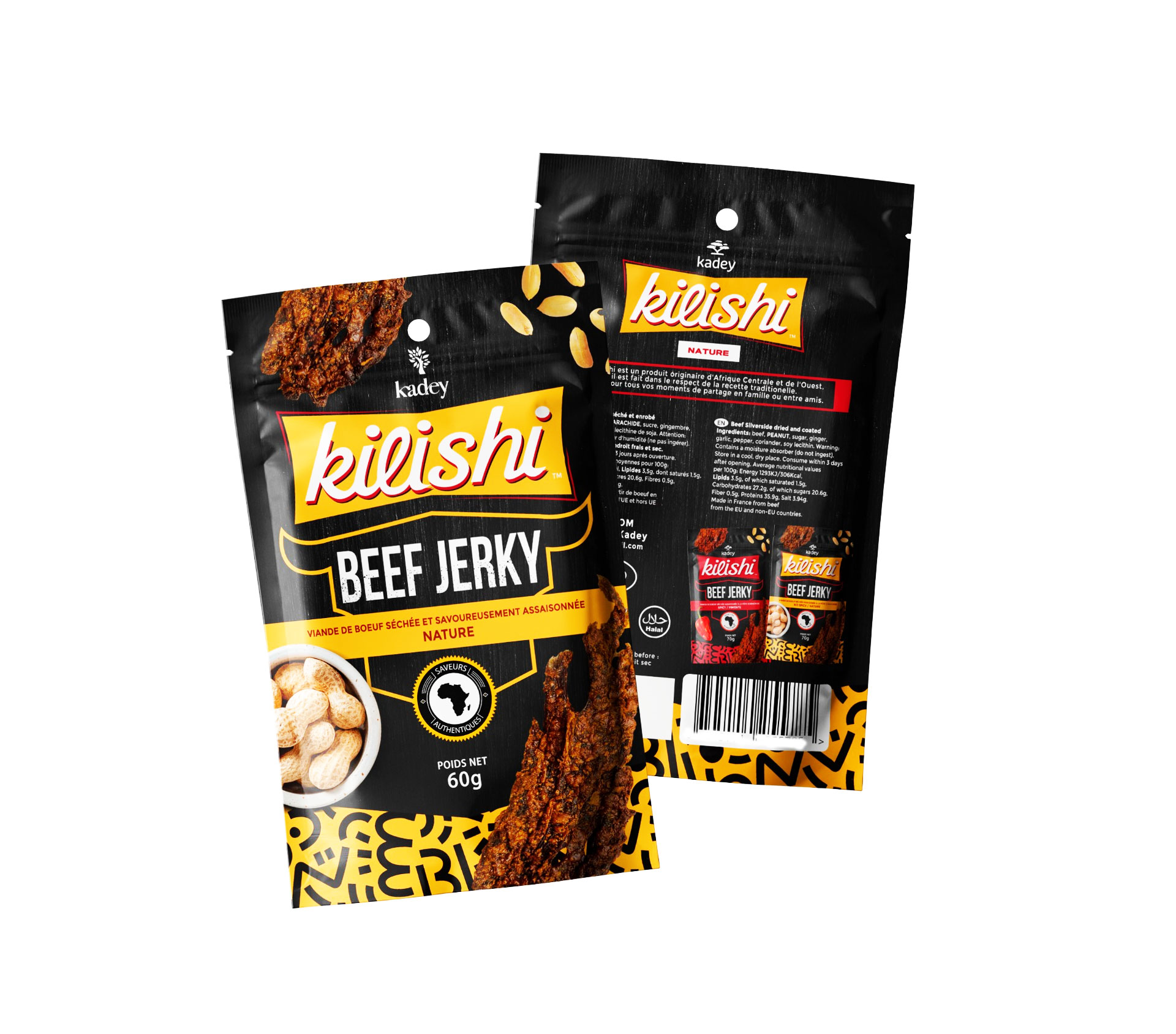 Kadey Kilishi Nature 60 Gram – GTIN 6176000125013