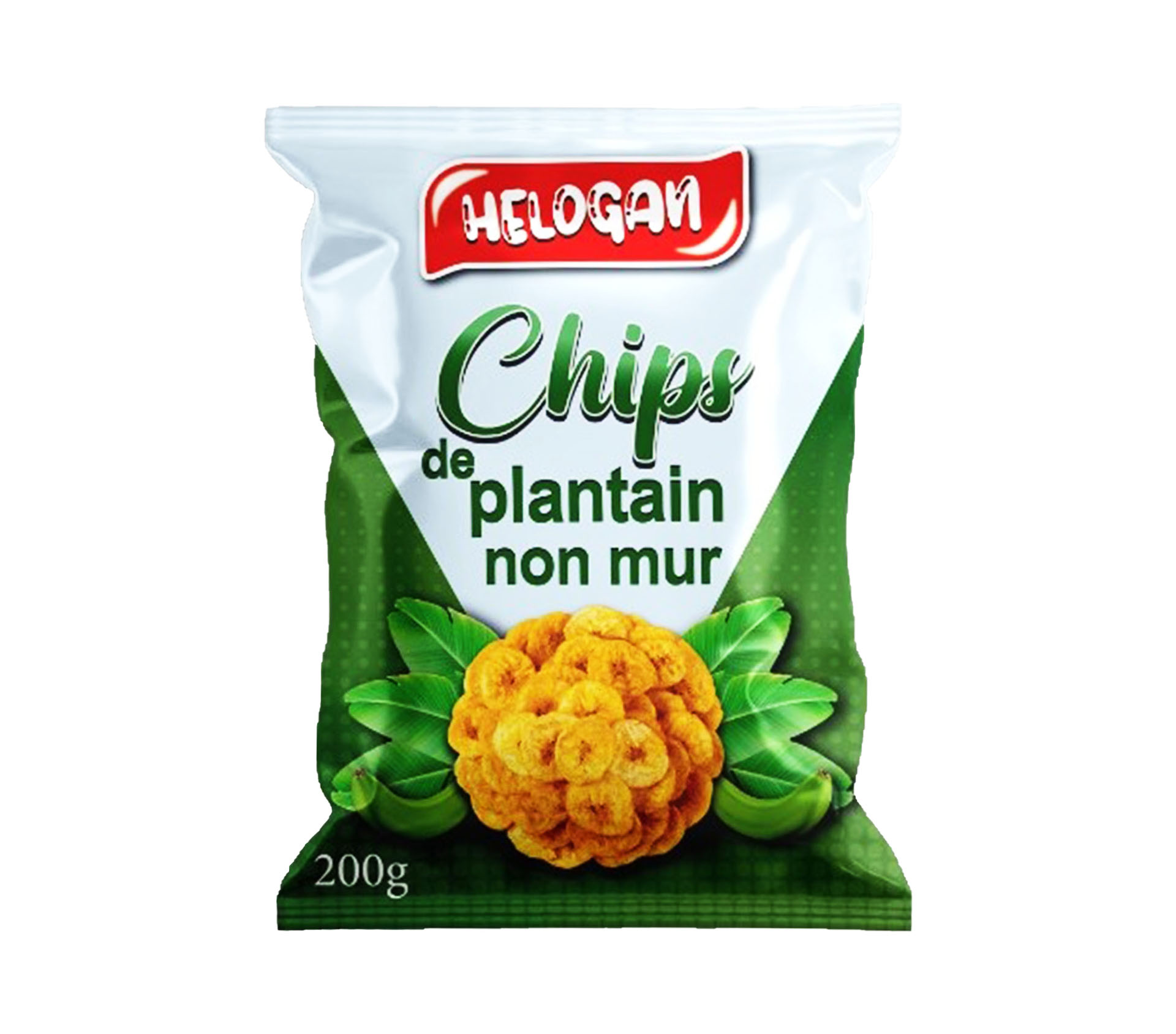 HELOGAN Chips de plantain Non mûr 200 Gram – GTIN 6177000003806