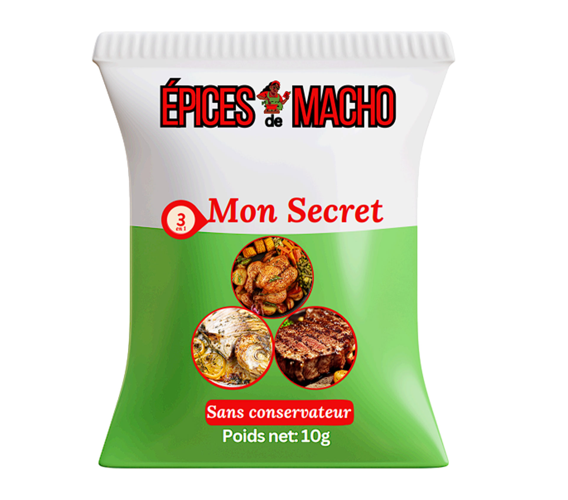 EPICES DE MACHO MON SECRET Épices En Poudre 100 Gram – GTIN 6176000136415