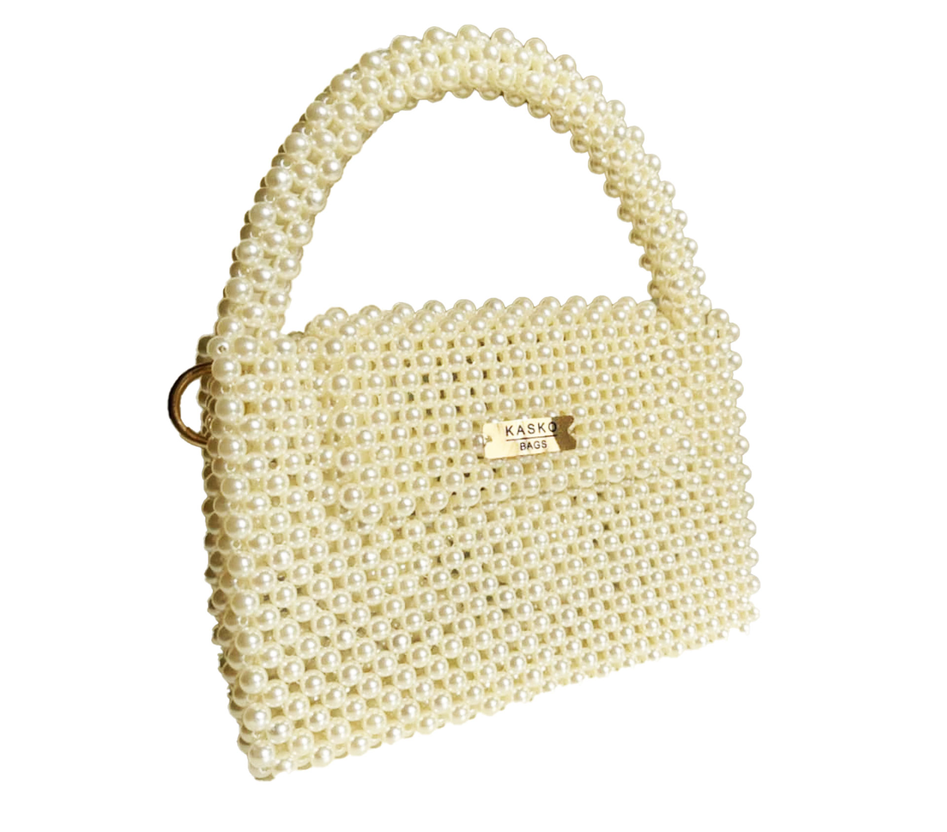 SAM SERVICE Sac à main Perlé Blanc 2 1 Piece – GTIN 6176000124801