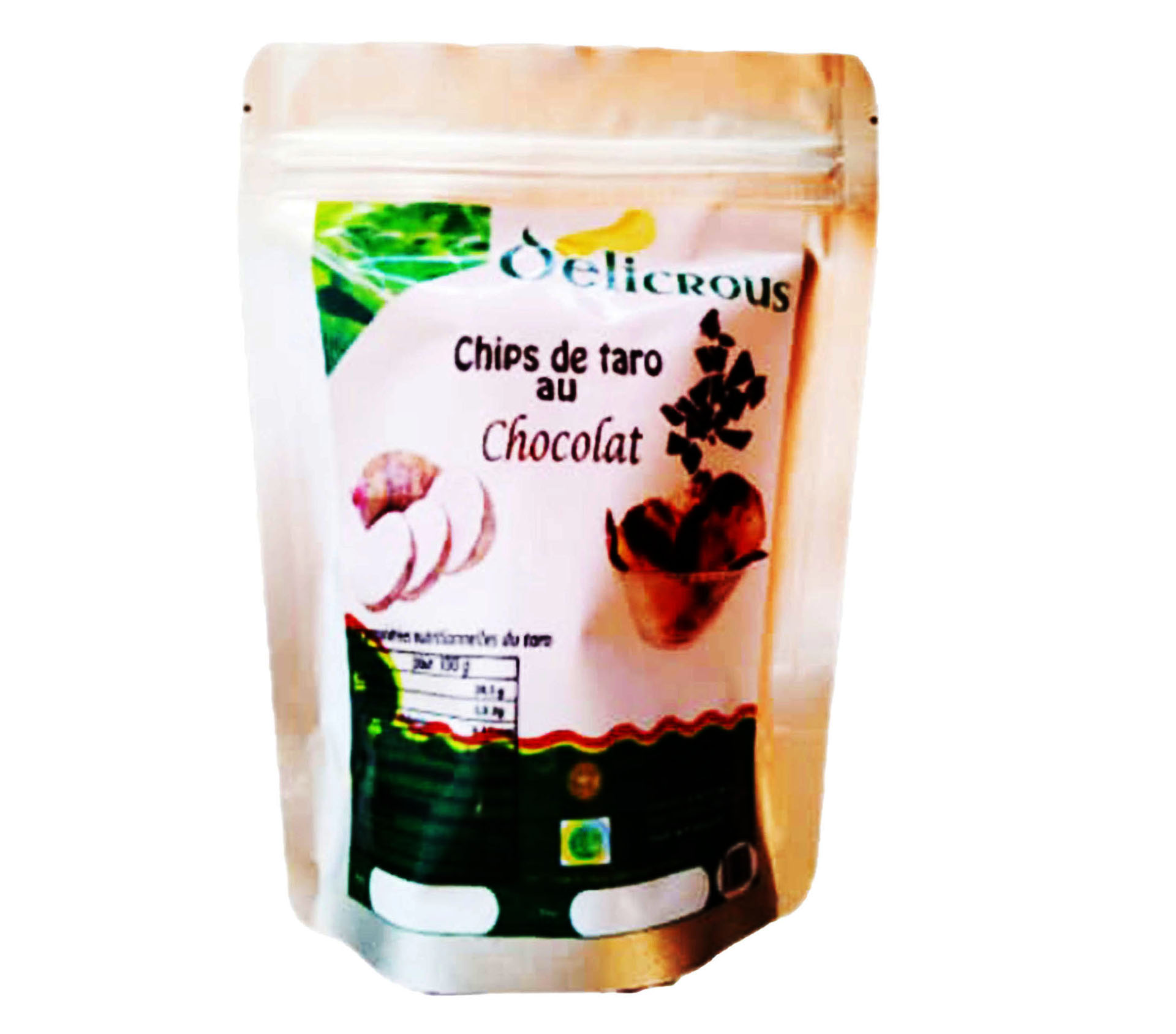 Délicrous Chips de Taro Au chocolat 50 Gram – GTIN 6176000083306
