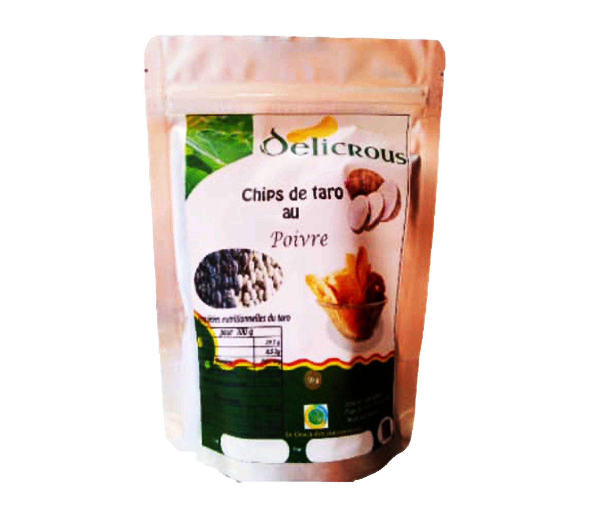 Délicrous Chips de Taro Au poivre 50 Gram – GTIN 6176000083313