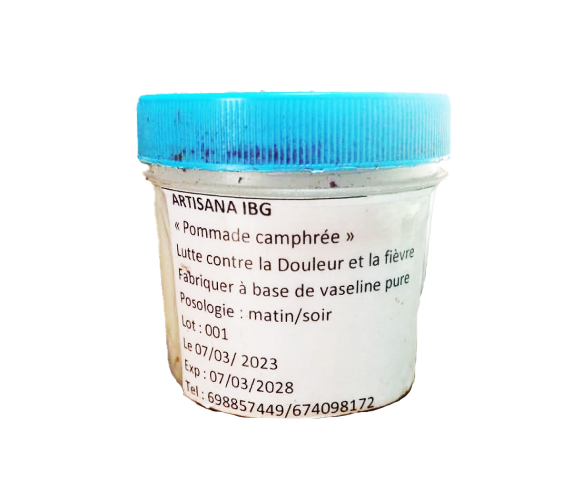 ARTISANAT IBG Pommade Camphré Blanc 60 Gram – GTIN 6177000014123