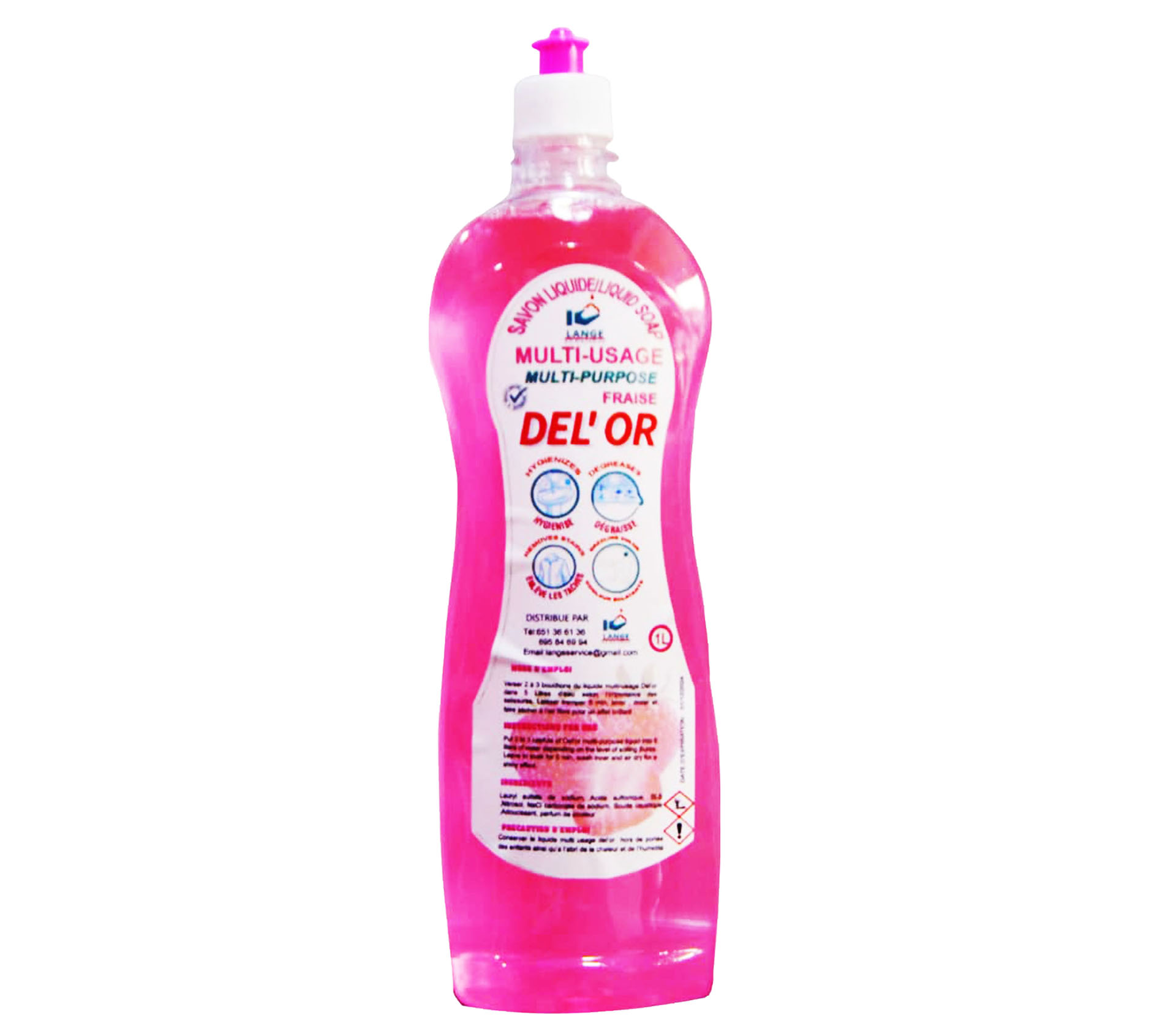 DEL'OR SAVON MULTI USAGE FRAISE 1000 Gram – GTIN 6176000094715