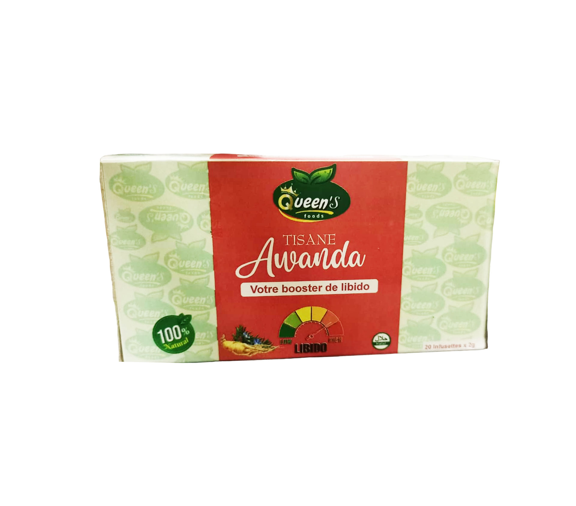 QUEENS FOOD Tisane Awanda Booster Libido 40 Gram – GTIN 6177000014086