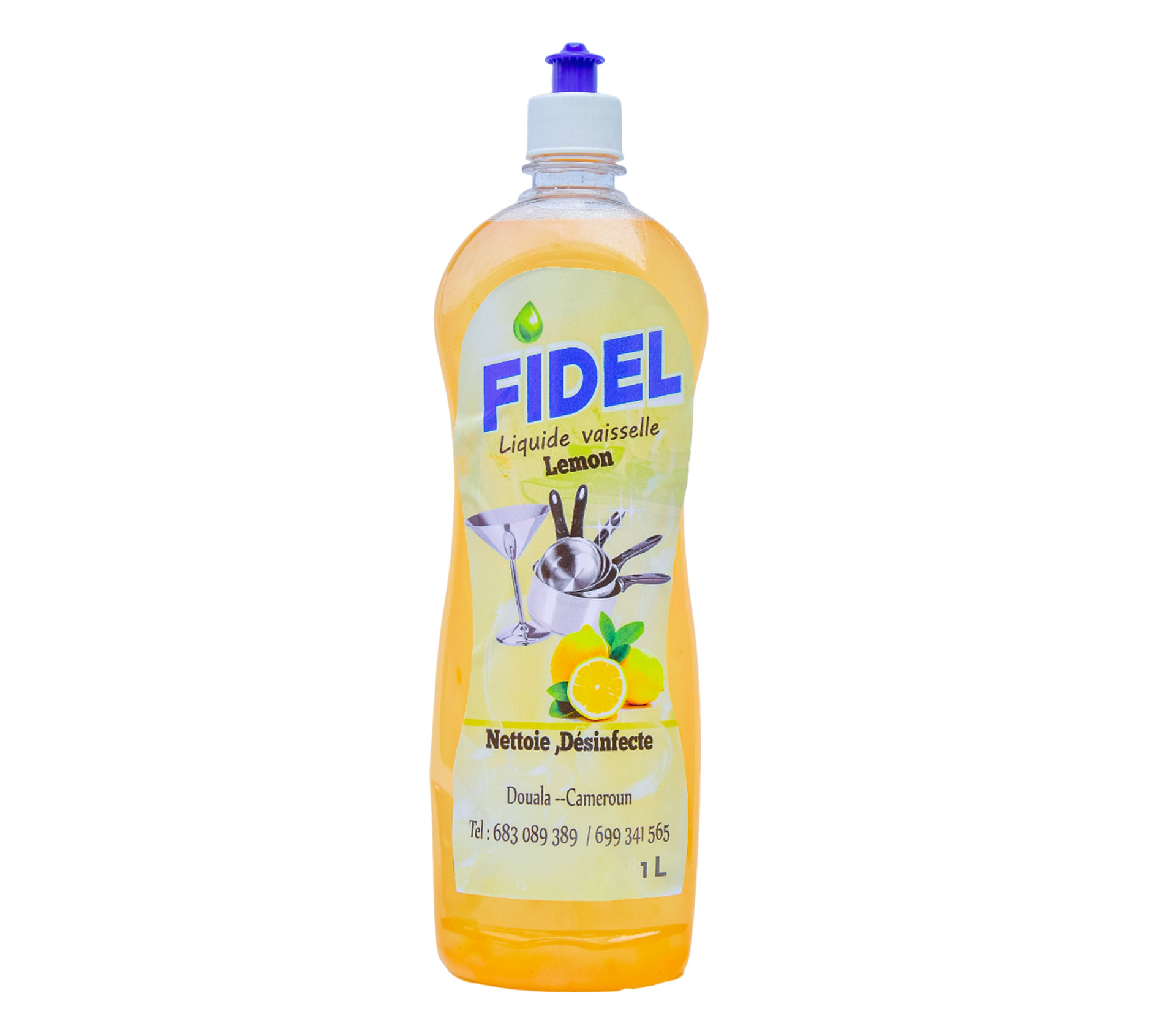 FIDEL Liquide Vaiselle Citron 1 Litre – GTIN 6176000128519