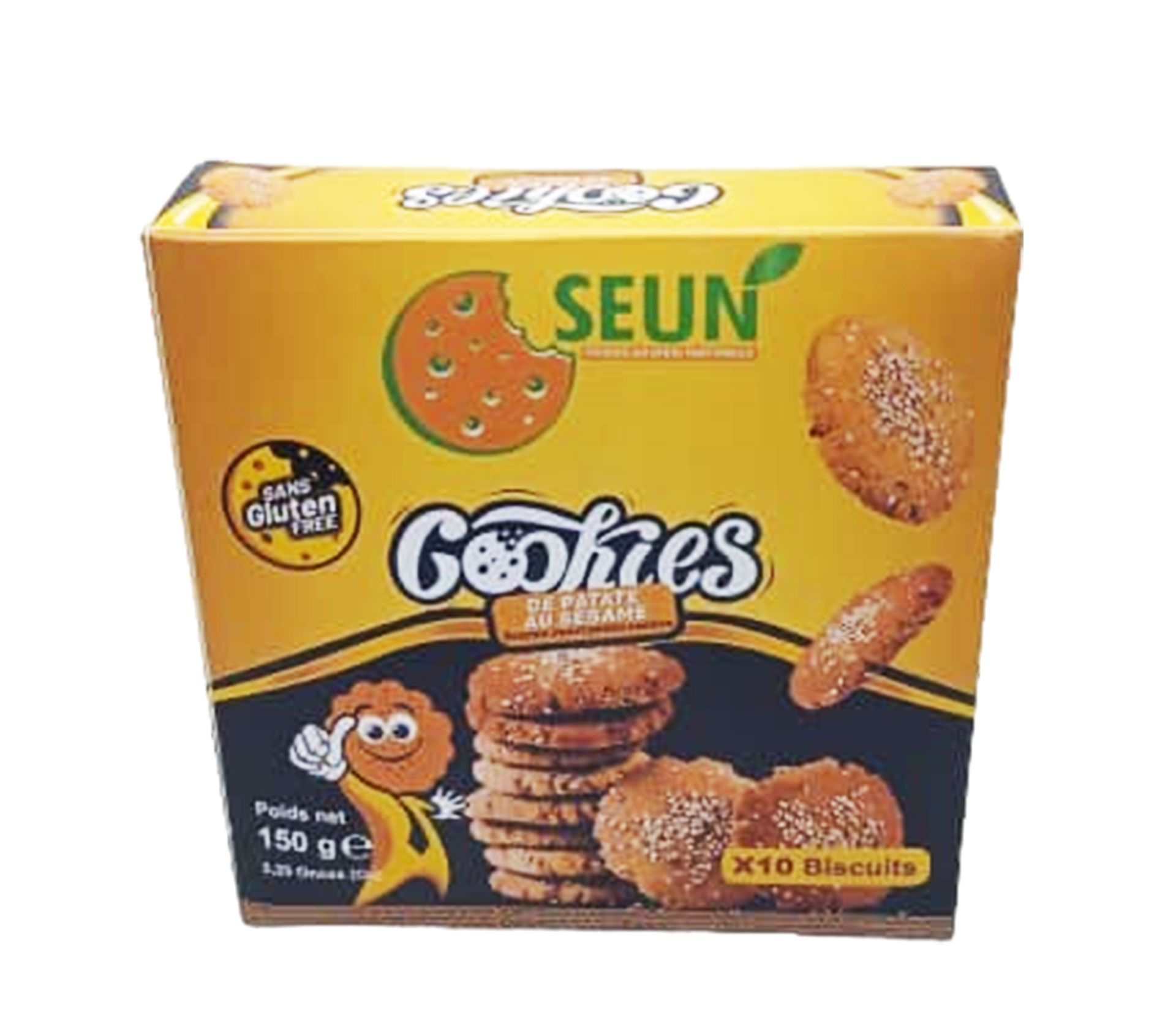 daven bakery SEUN Cookies de patate au sésame 125 gram – GTIN 6176000032229