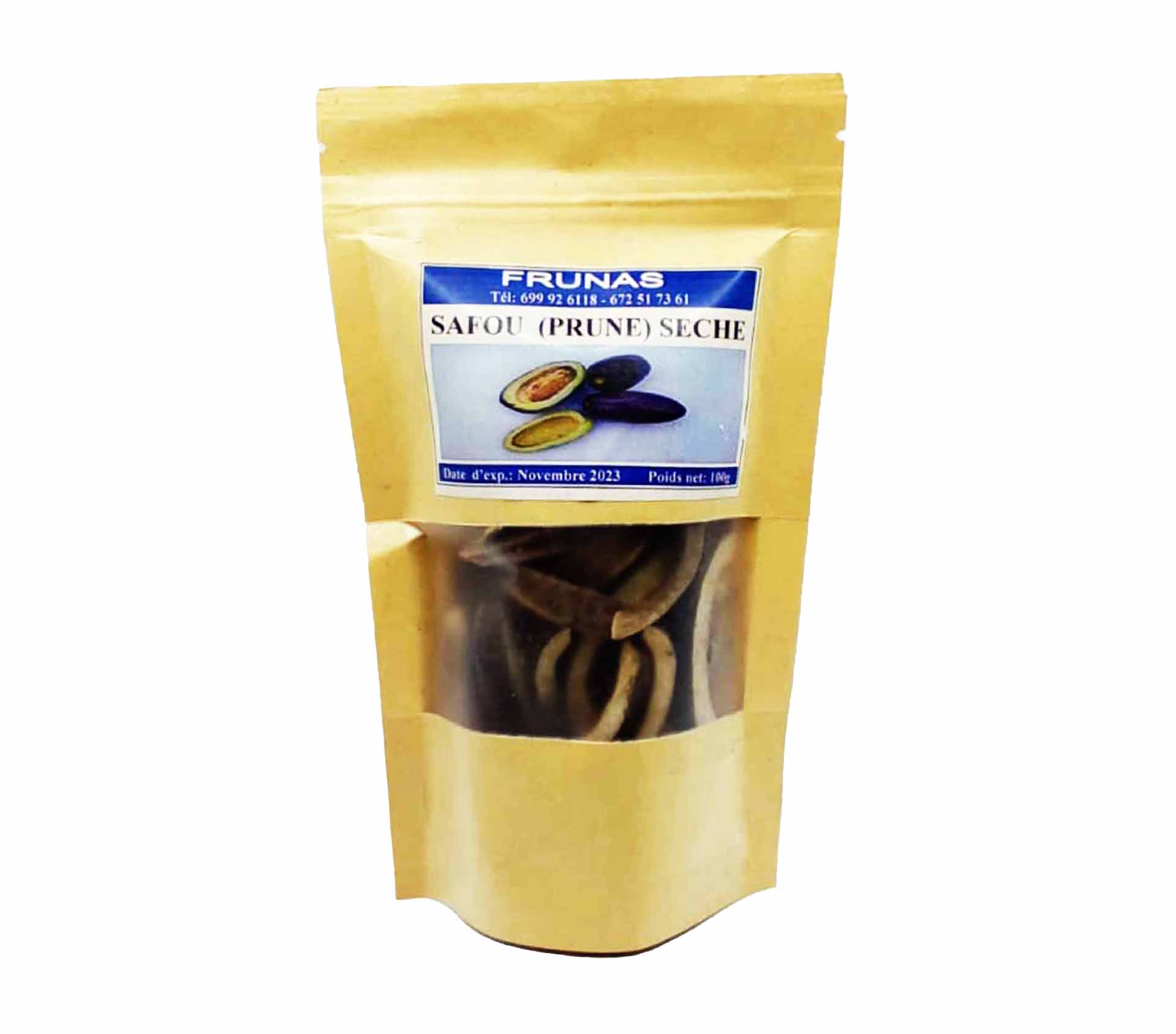 FRUNAS Prunes Safou séchée 100 Gram – GTIN 6176000088226